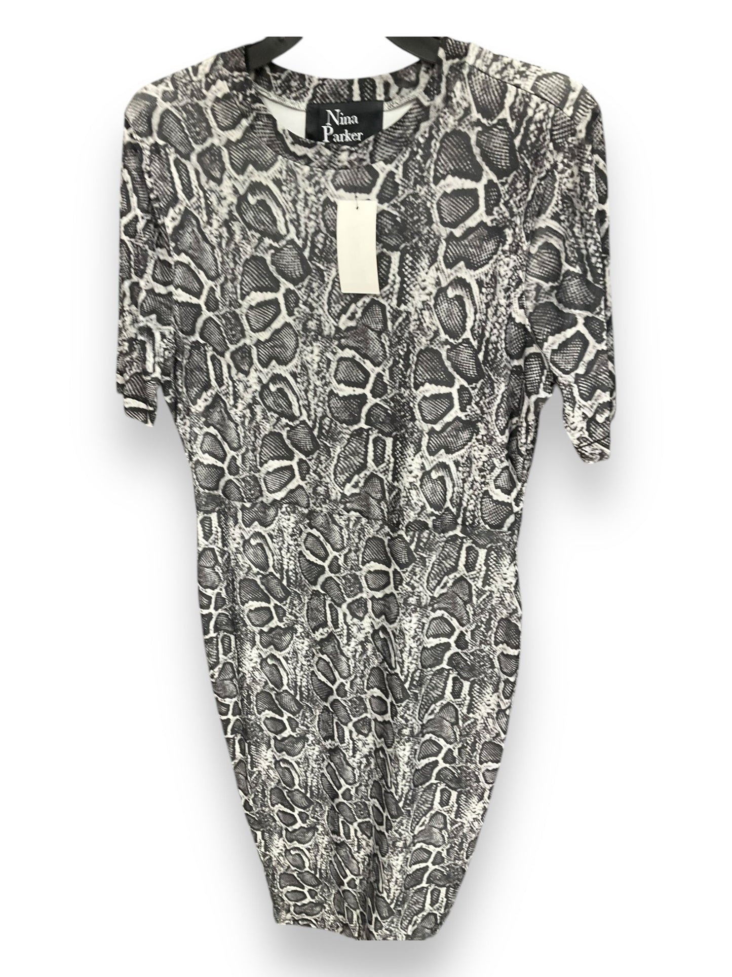 Dress Casual Maxi By Clothes Mentor In Grey, Size: 1x