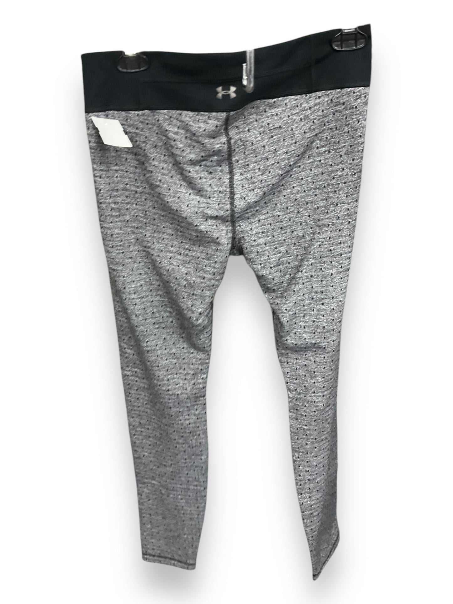 Athletic Leggings By Under Armour In Grey, Size: S