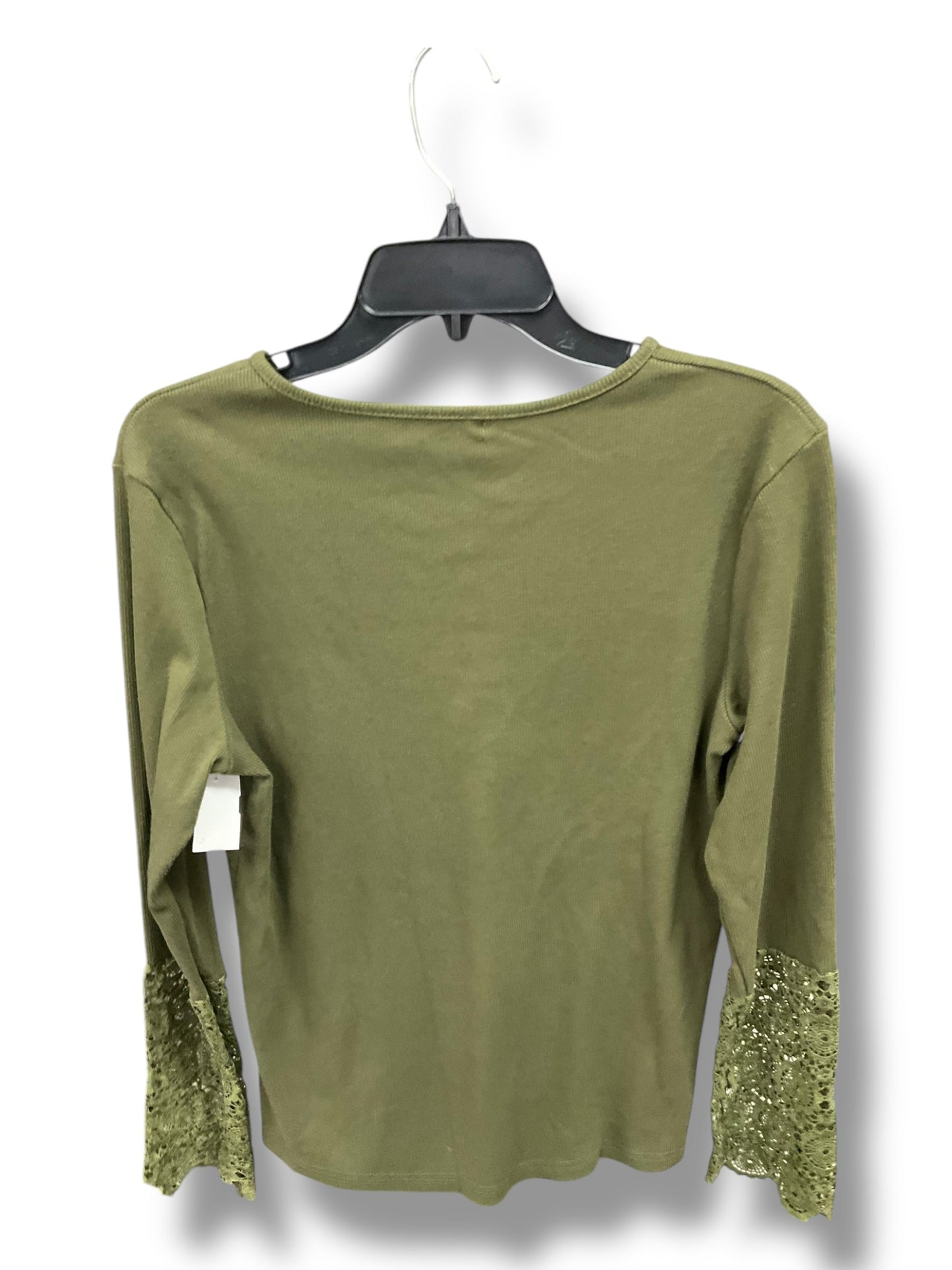 Top Long Sleeve By Clothes Mentor In Green, Size: Xl