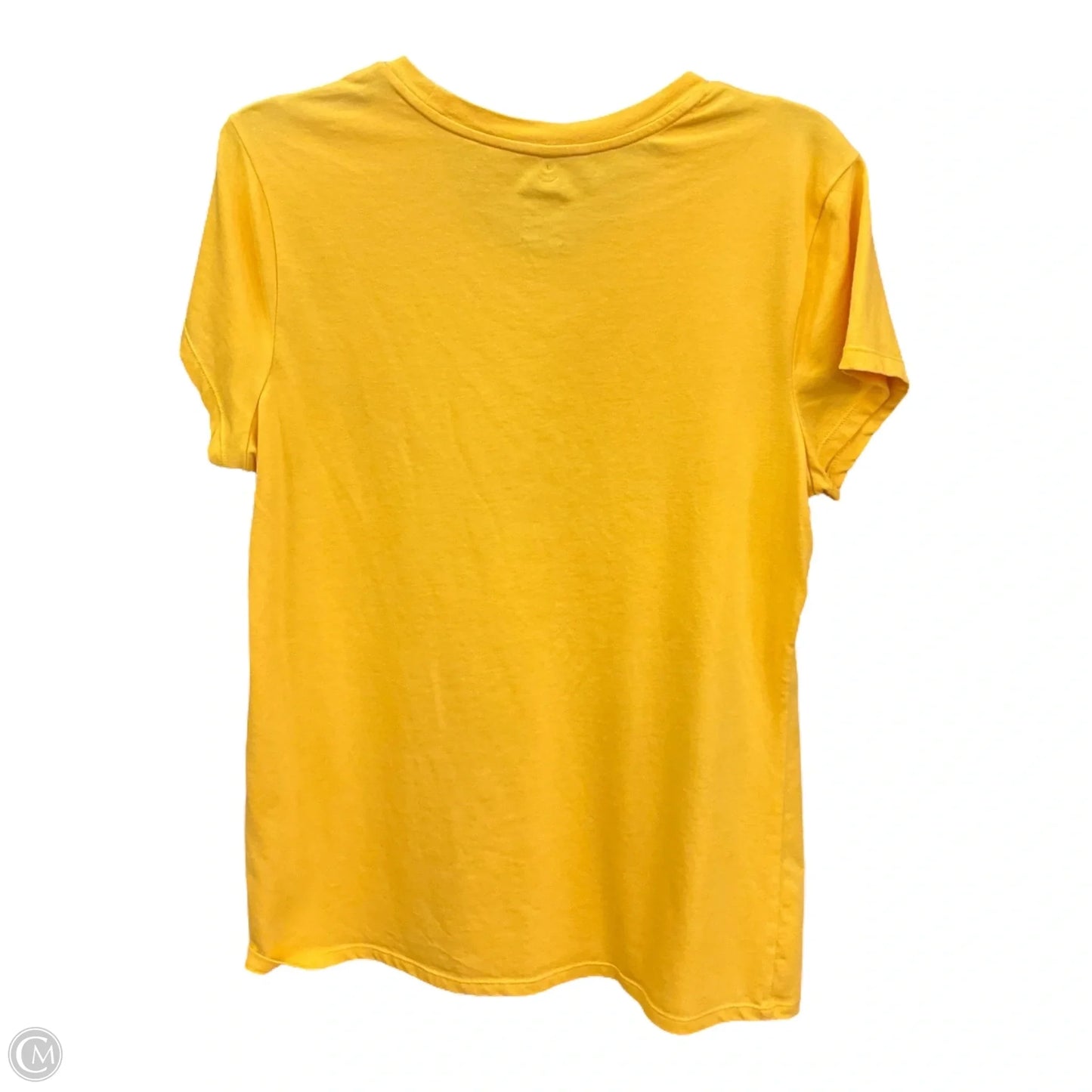 Athletic Top Short Sleeve By Nike Apparel In Yellow, Size: Xl