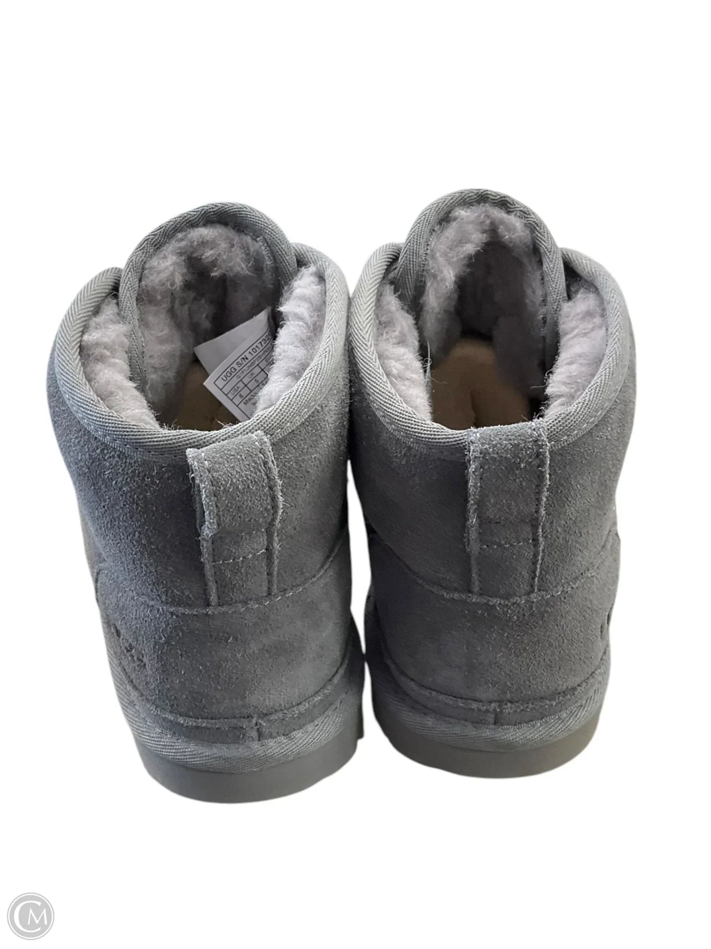 Boots Designer By Ugg In Grey, Size: 6