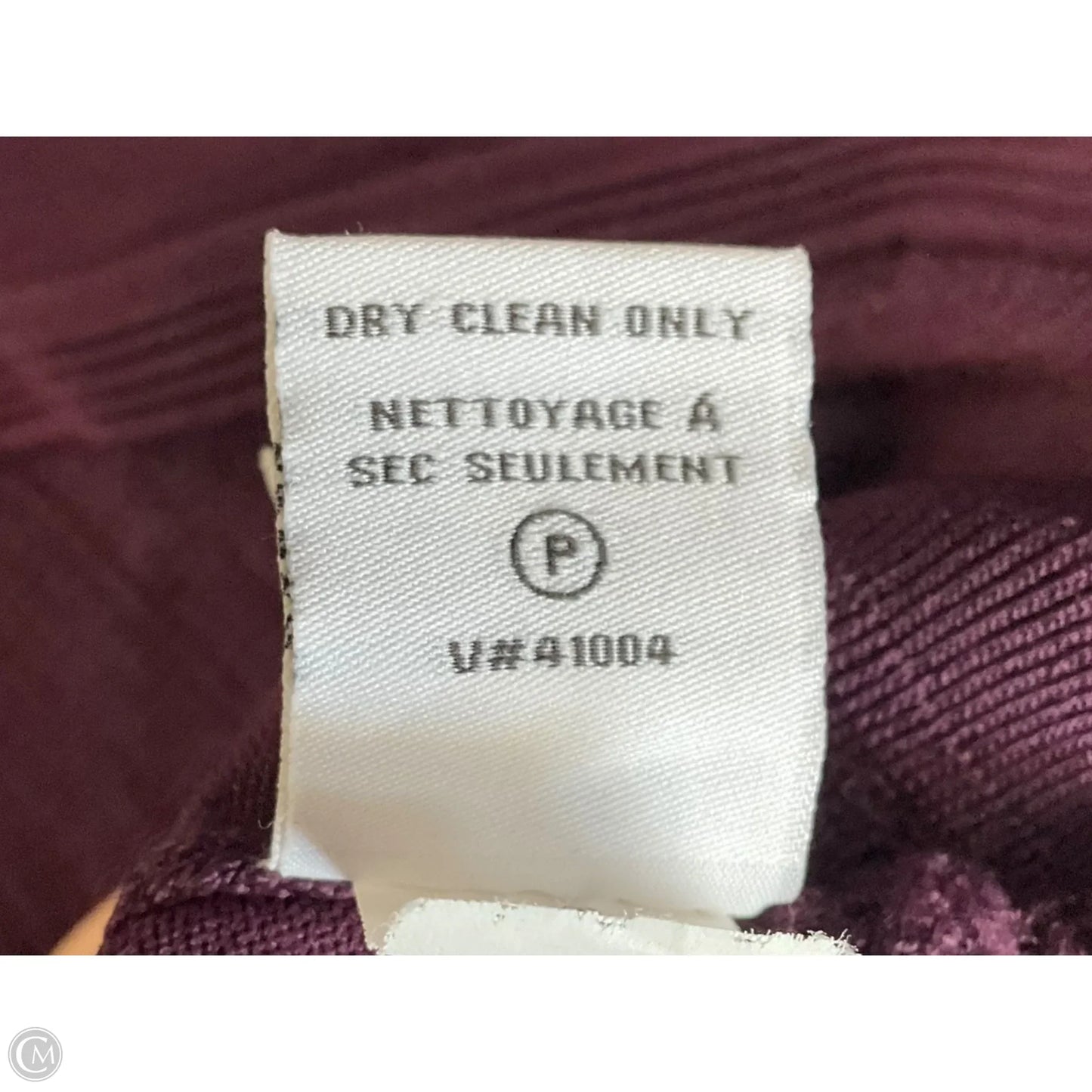 Dress Designer By Diane Von Furstenberg In Maroon, Size: S