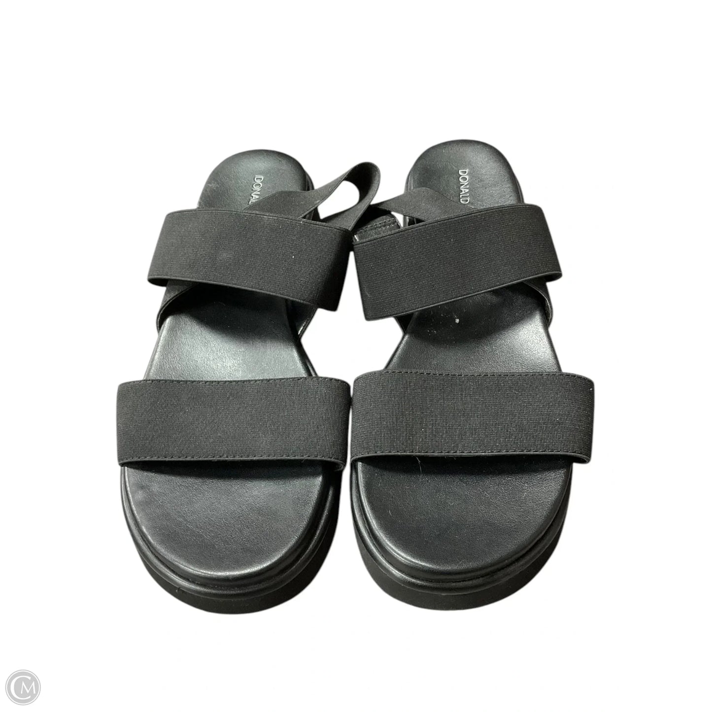 Sandals Flats By Donald Pliner In Black, Size: 11
