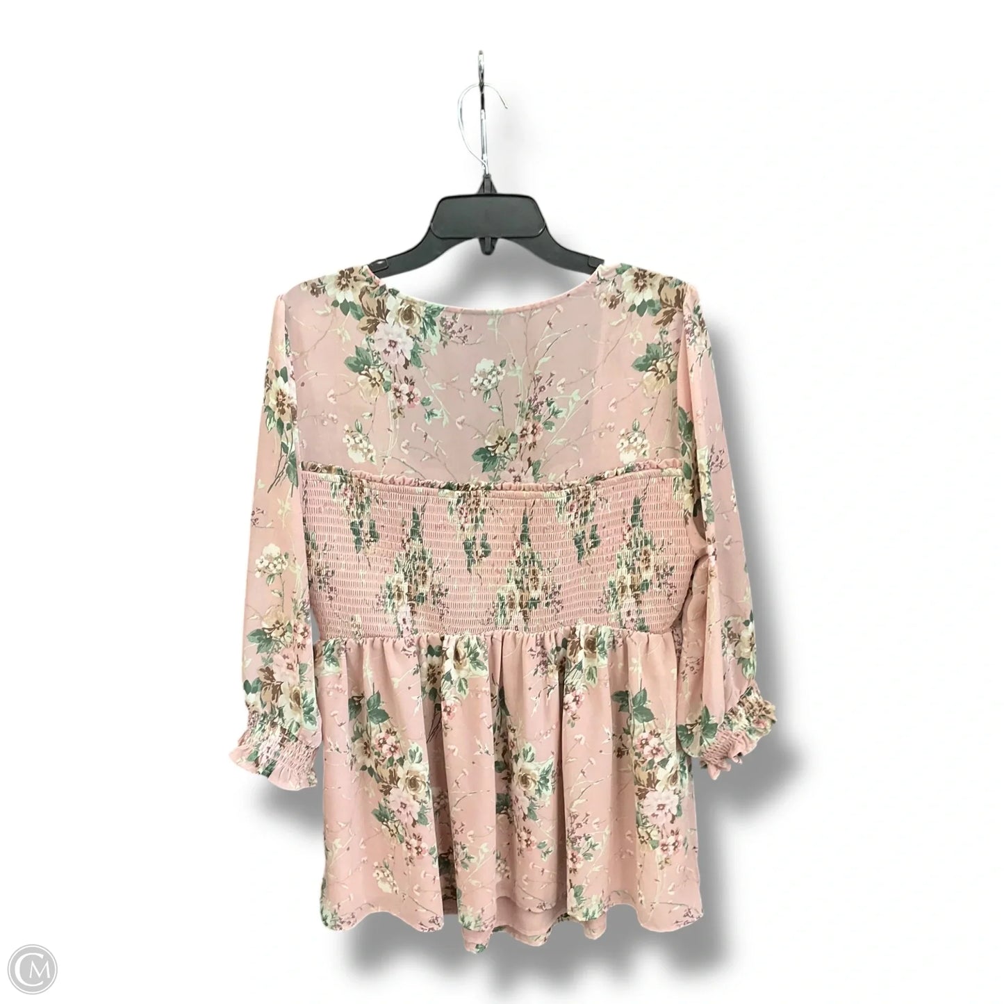 Top 3/4 Sleeve By Torrid In Multi-colored, Size: 1x