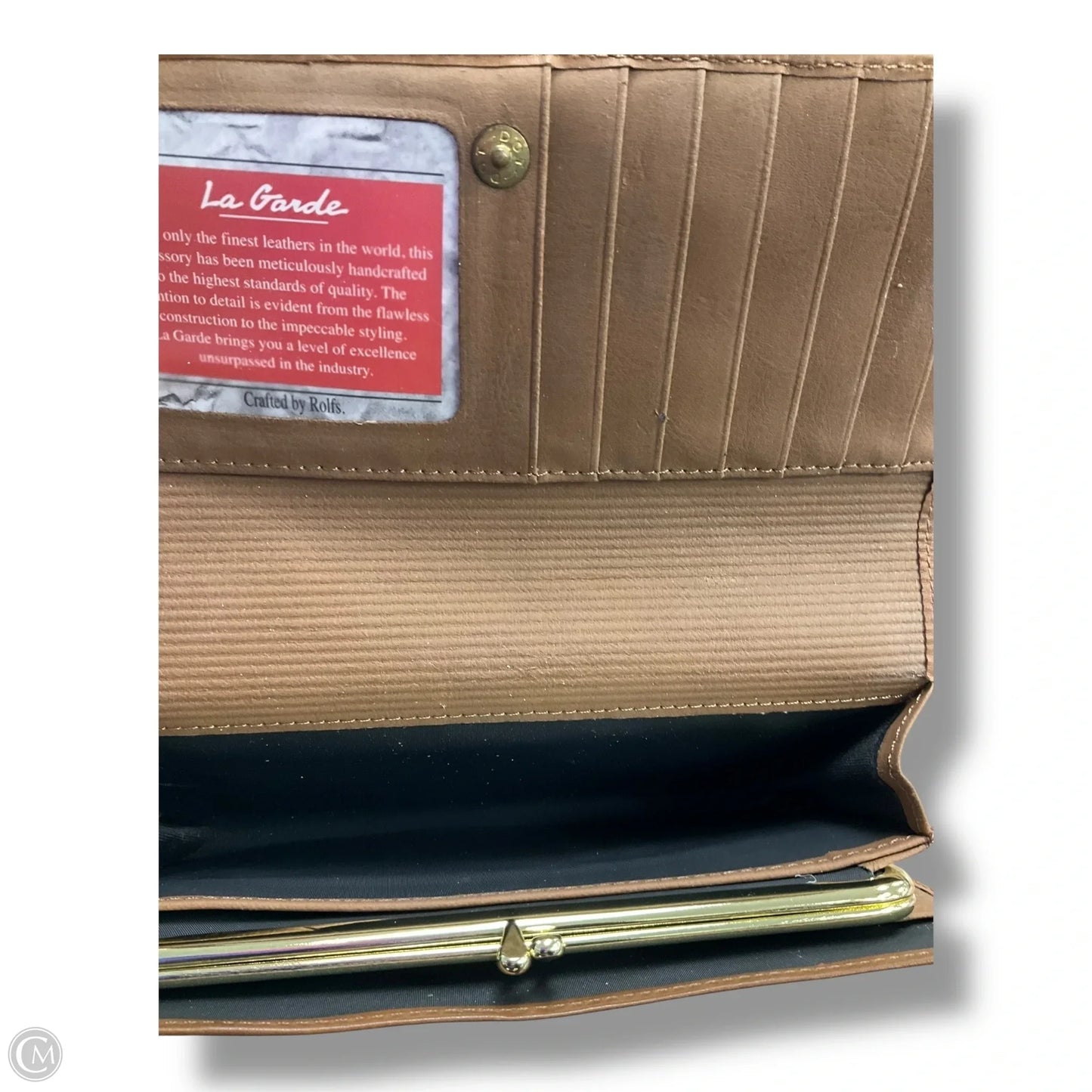 Wallet Leather By Clothes Mentor, Size: Medium