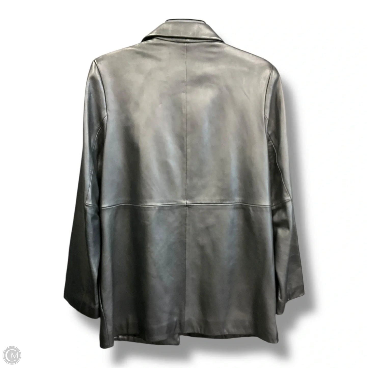 Jacket Leather By Banana Republic In Black, Size: M