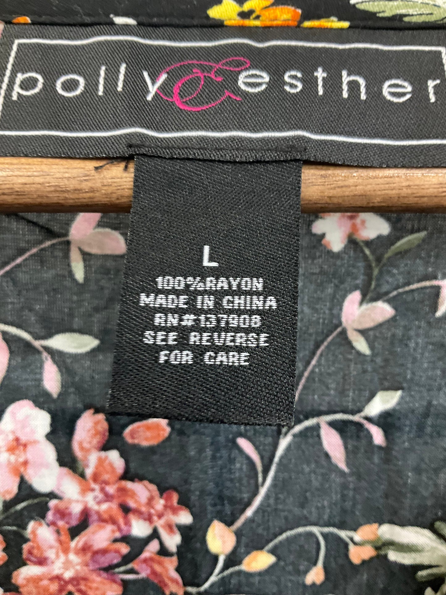 Blouse 3/4 Sleeve By Clothes Mentor Size: L