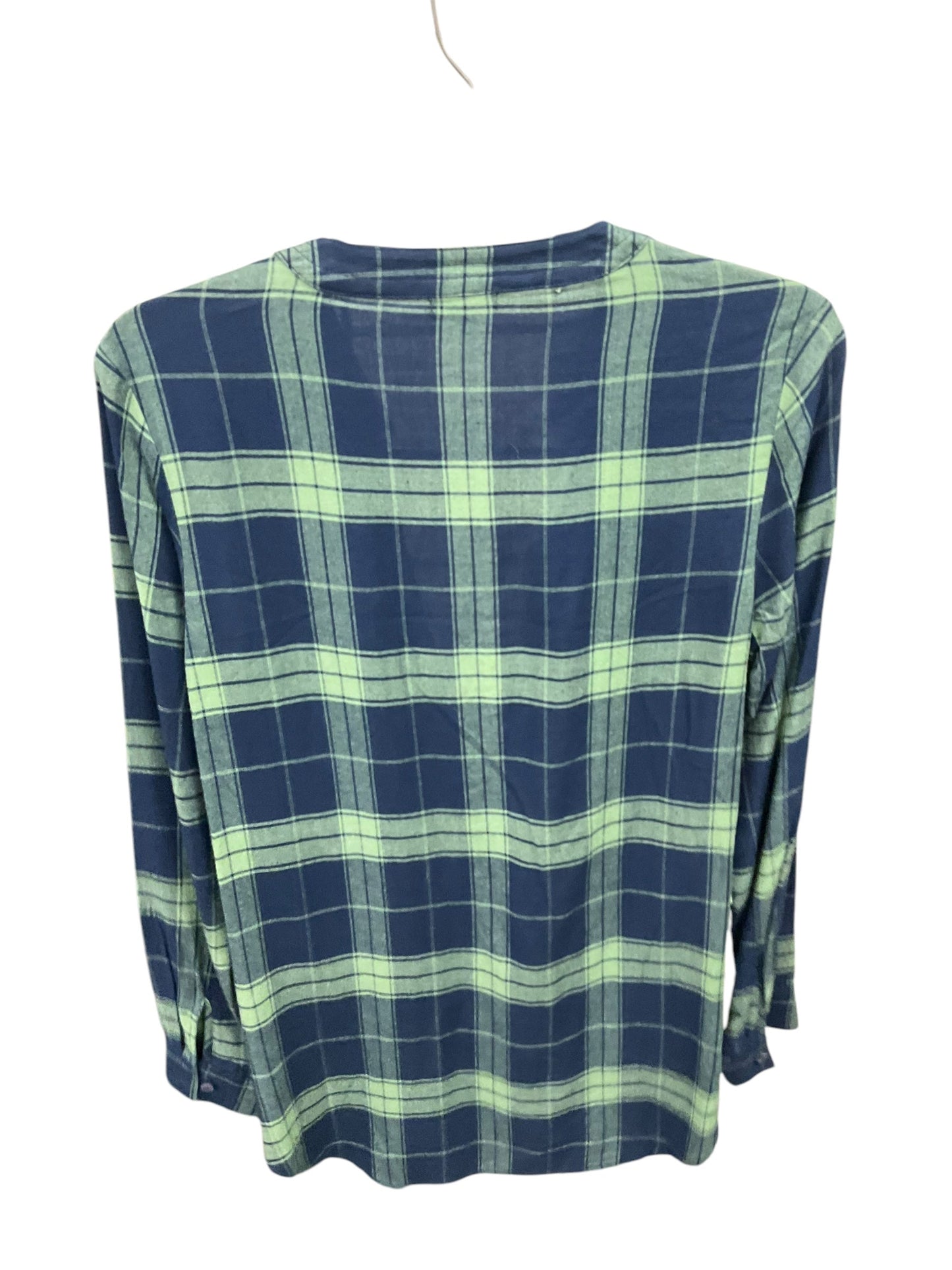 Top Long Sleeve By Splendid In Plaid, Size: Xs