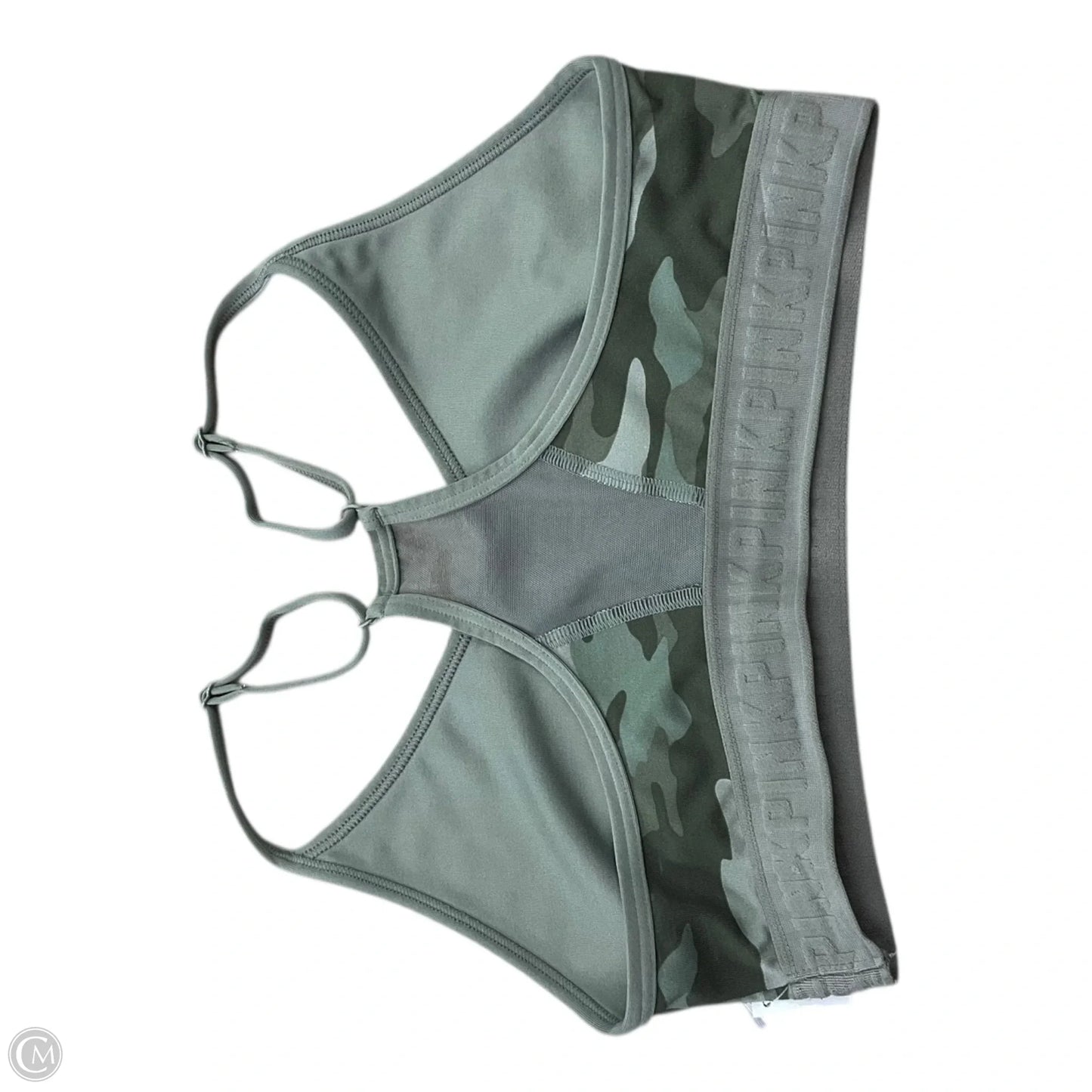 Athletic Bra By Pink In Camouflage Print, Size: M