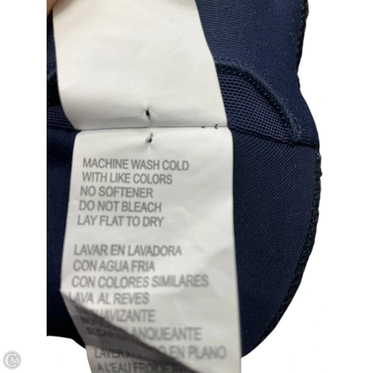 Athletic Bra By Fabletics In Navy, Size: S