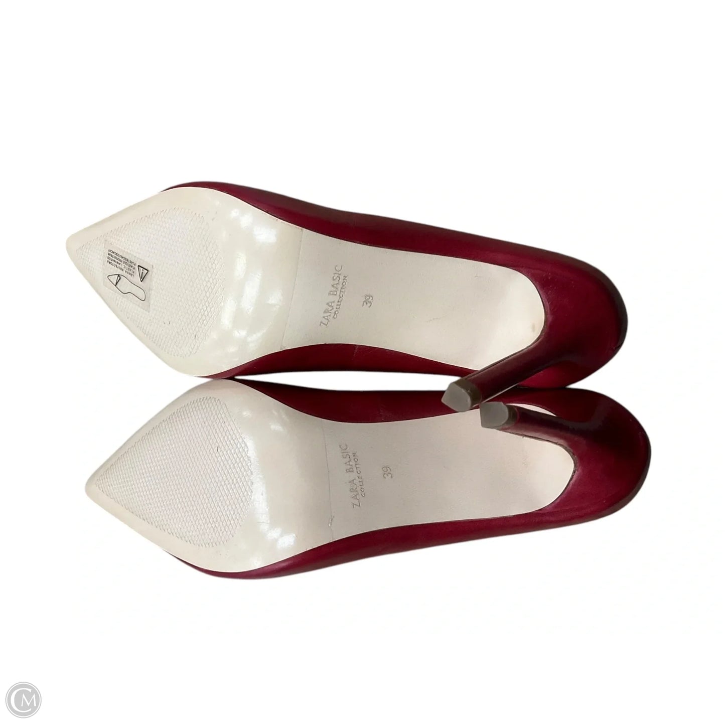 Shoes Heels Stiletto By Zara Basic In Red, Size: 8.5