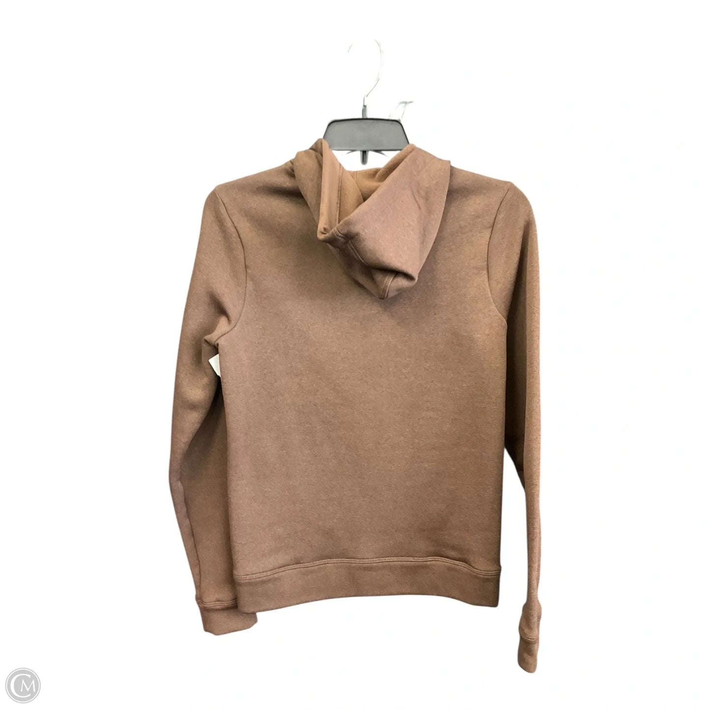 Athletic Top Long Sleeve Hoodie By Cmb In Brown, Size: Xs