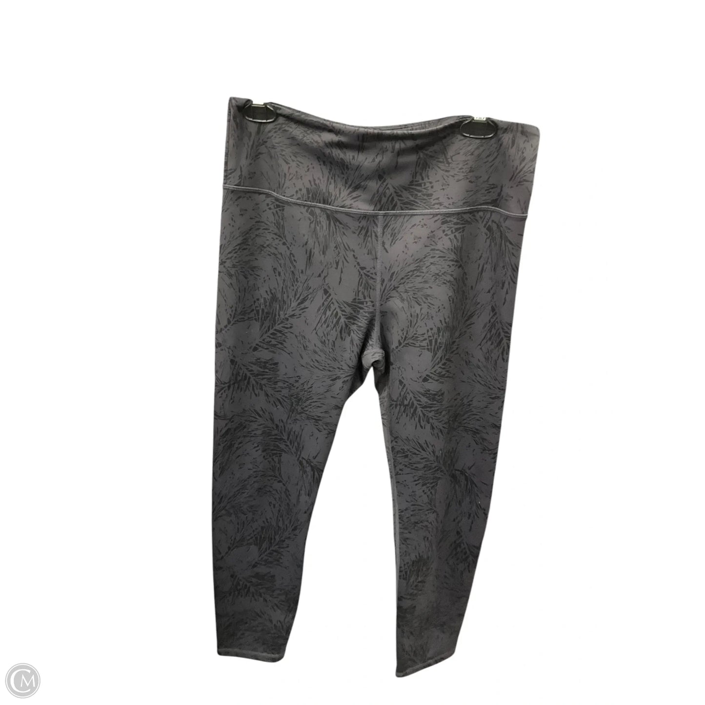 Athletic Pants 2pc By Zyia In Black & Grey, Size: Xl