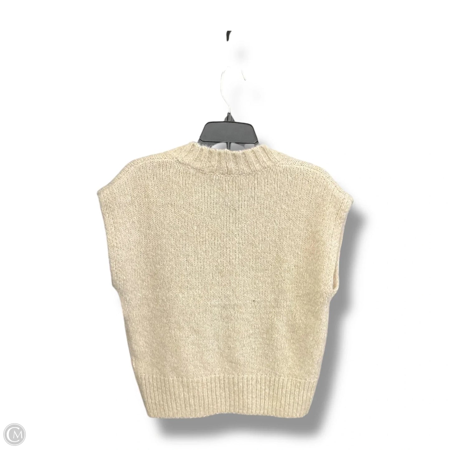 Vest Sweater By Madewell In Cream, Size: Xxs