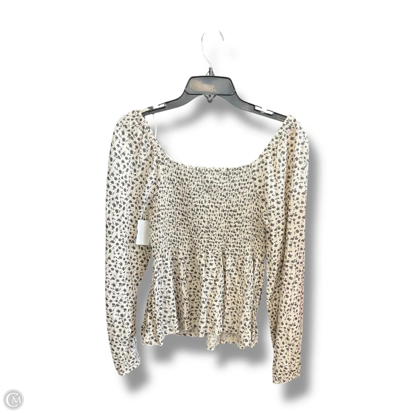 Top Long Sleeve By Zara In Multi-colored, Size: L