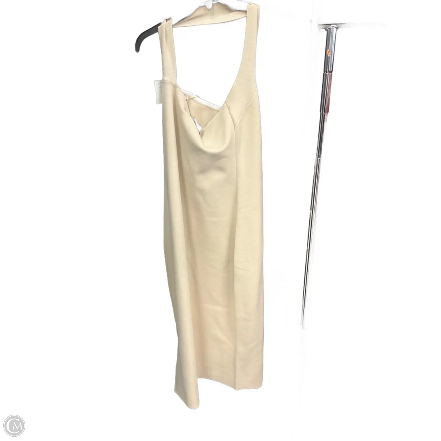 Dress Casual Midi By Express In Cream, Size: L