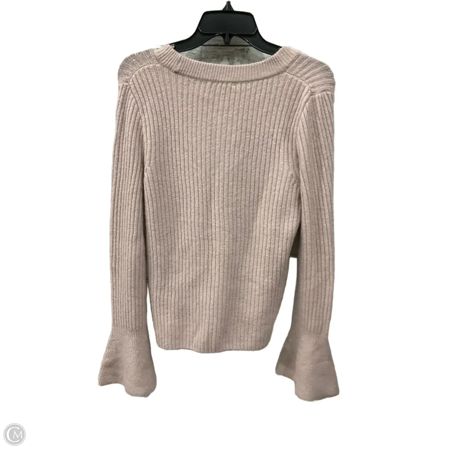 Top Long Sleeve Basic By Cable And Gauge In Pink, Size: L
