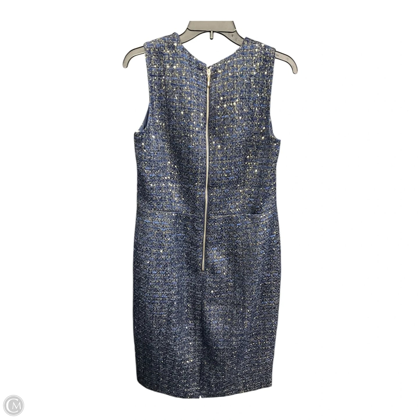 Dress Casual Midi By White House Black Market In Navy, Size: M