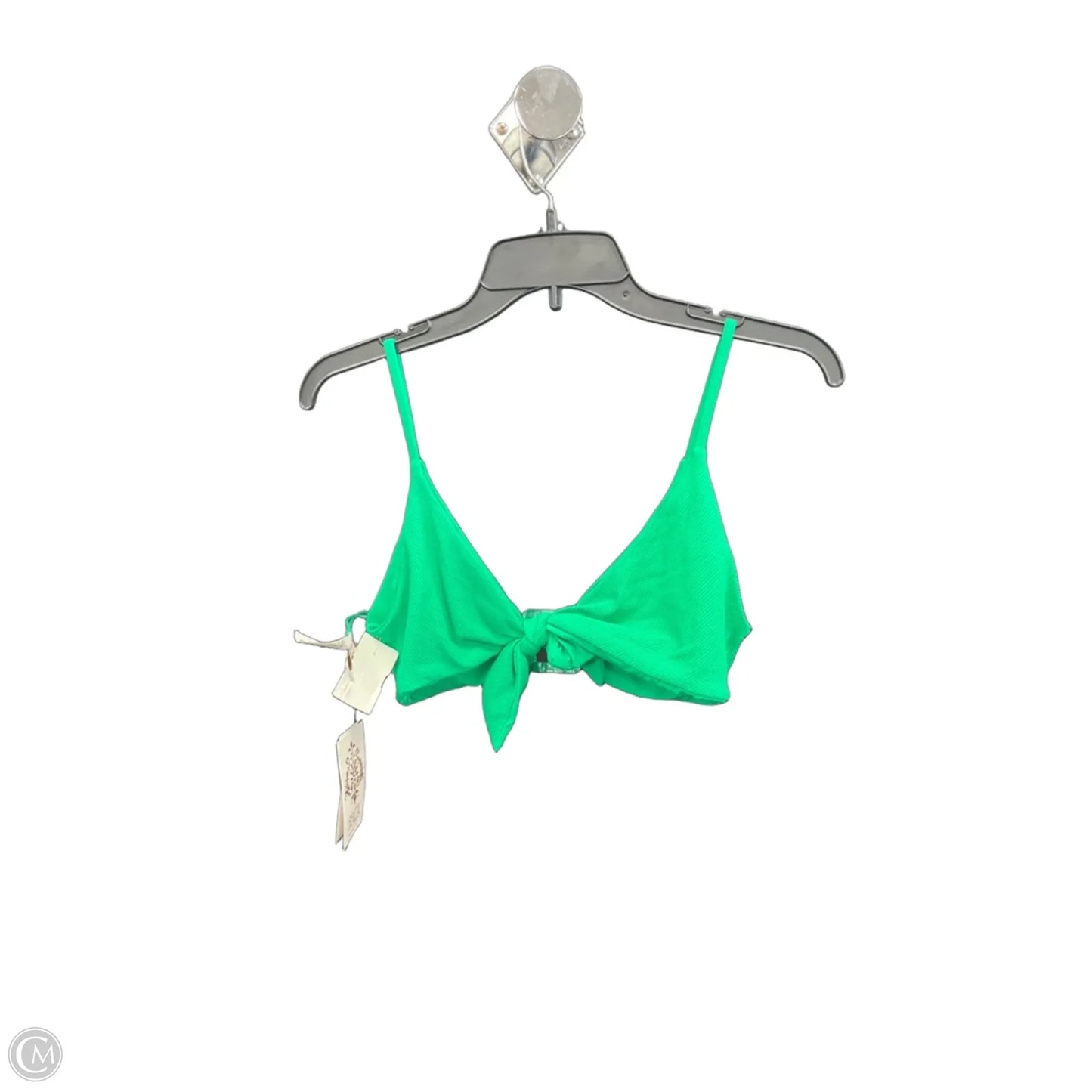 Swimsuit Top By Clothes Mentor In Green, Size: L