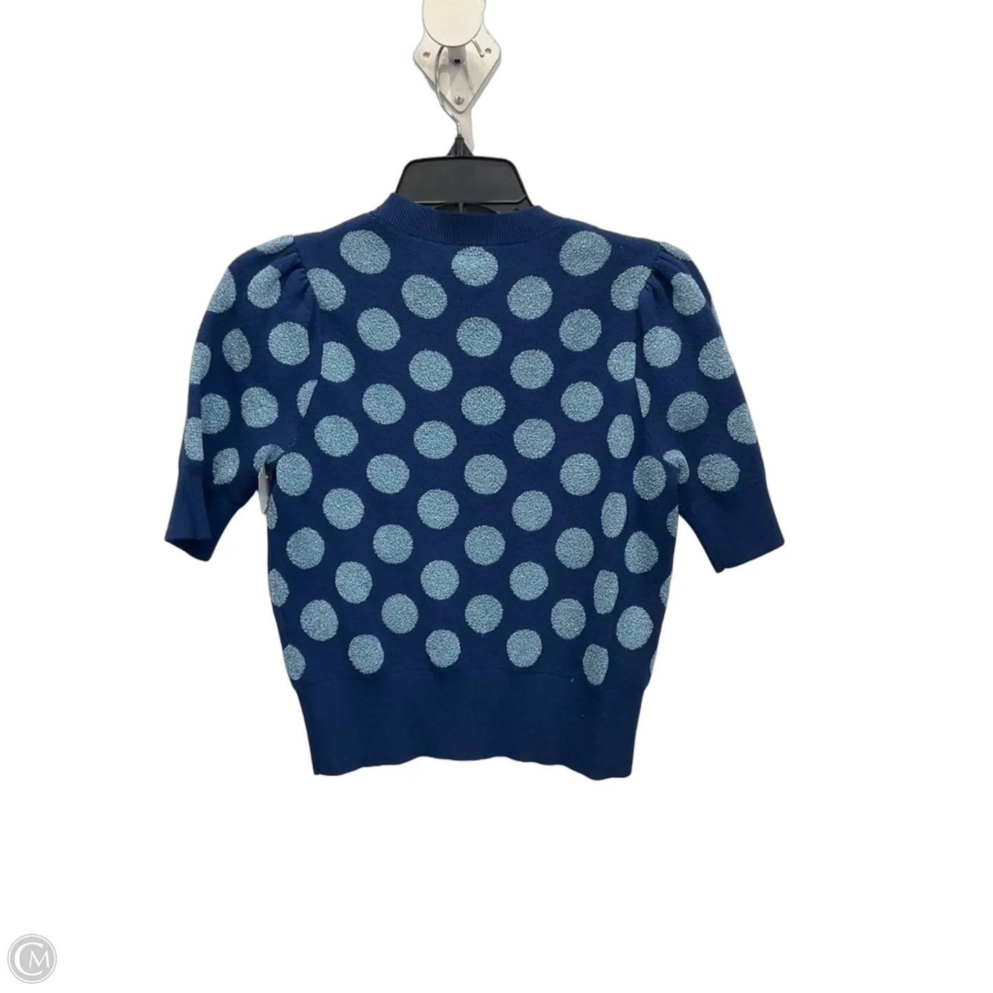 Top Short Sleeve Designer By Kate Spade In Blue, Size: Xs