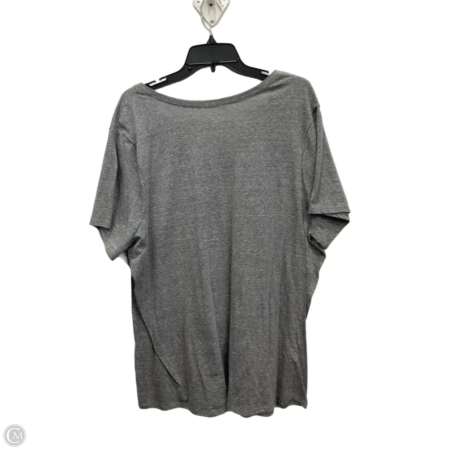 Top Short Sleeve By Lane Bryant In Grey, Size: 3x
