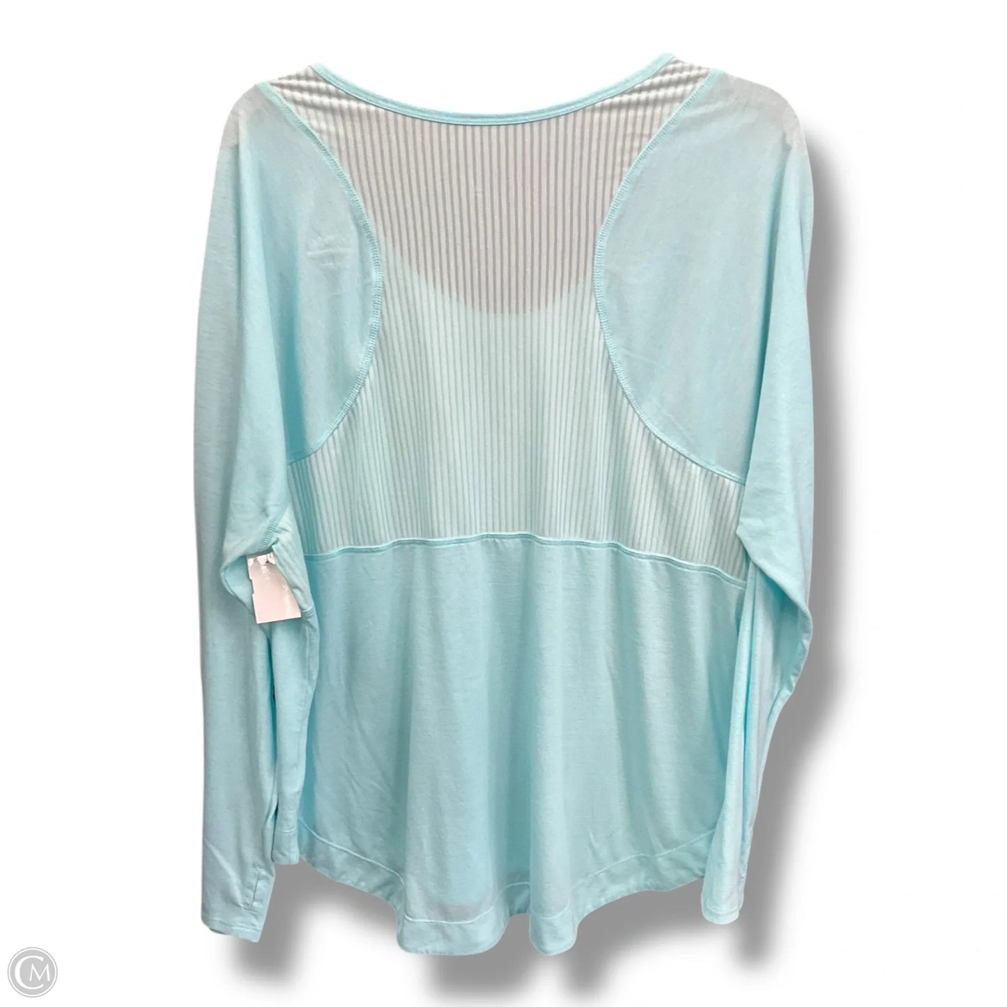 Top Long Sleeve Basic By Bcg In Blue, Size: 2x