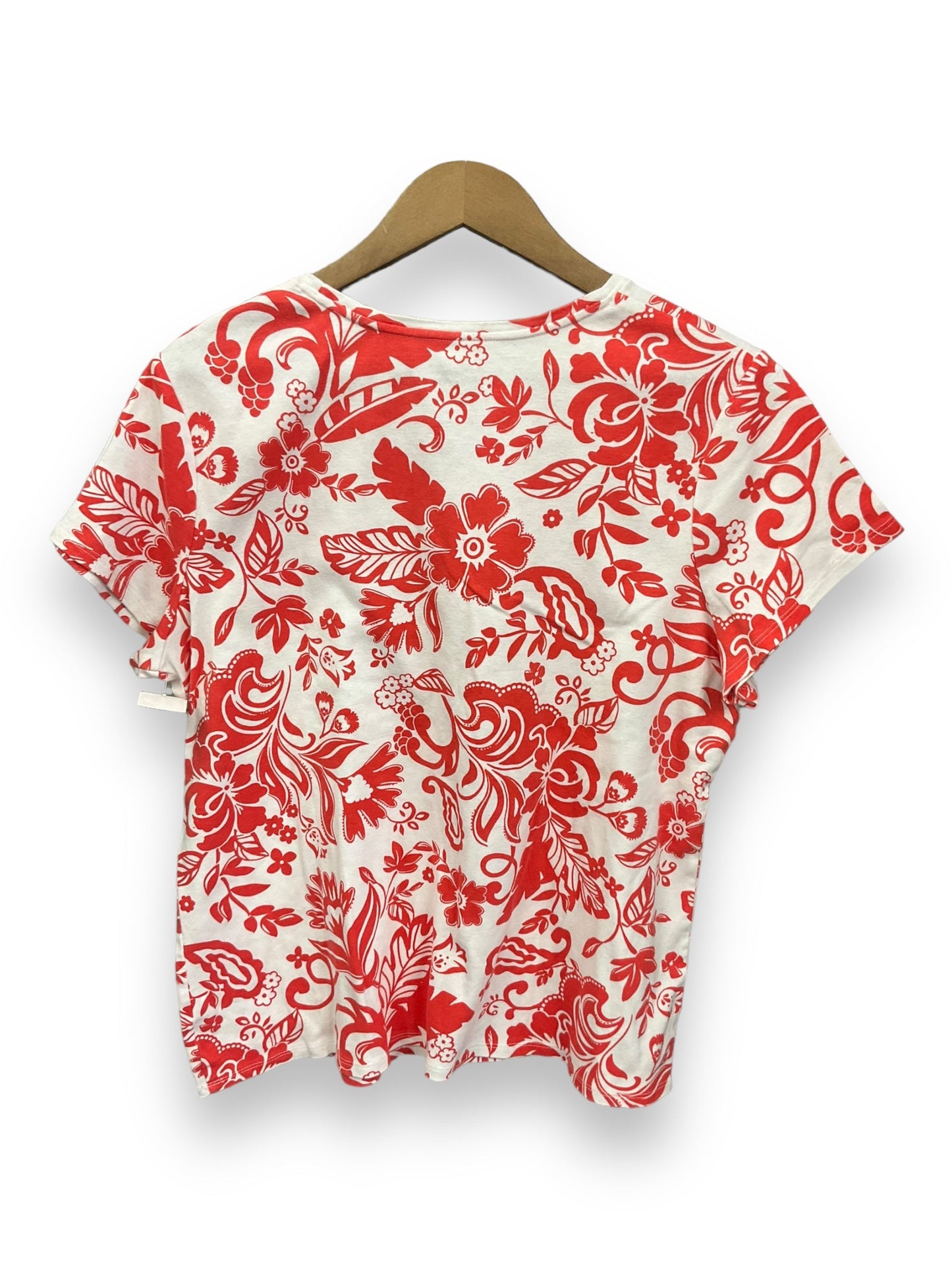 Top Short Sleeve By Croft And Barrow Size: Xxl