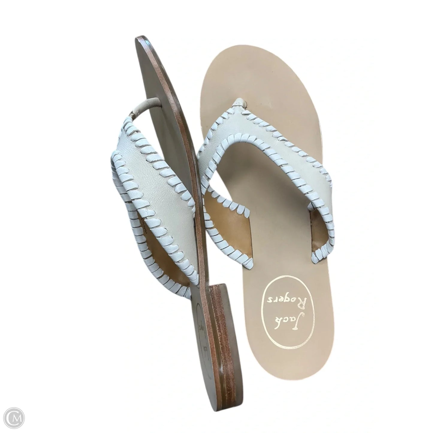 Sandals Flats By Jack Rogers In White, Size: 7