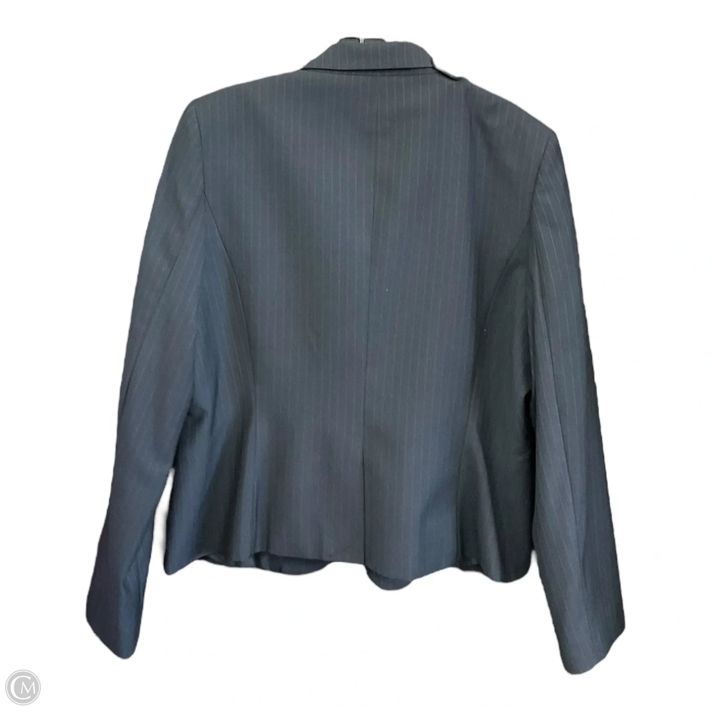Blazer By Calvin Klein In Striped Pattern, Size: S