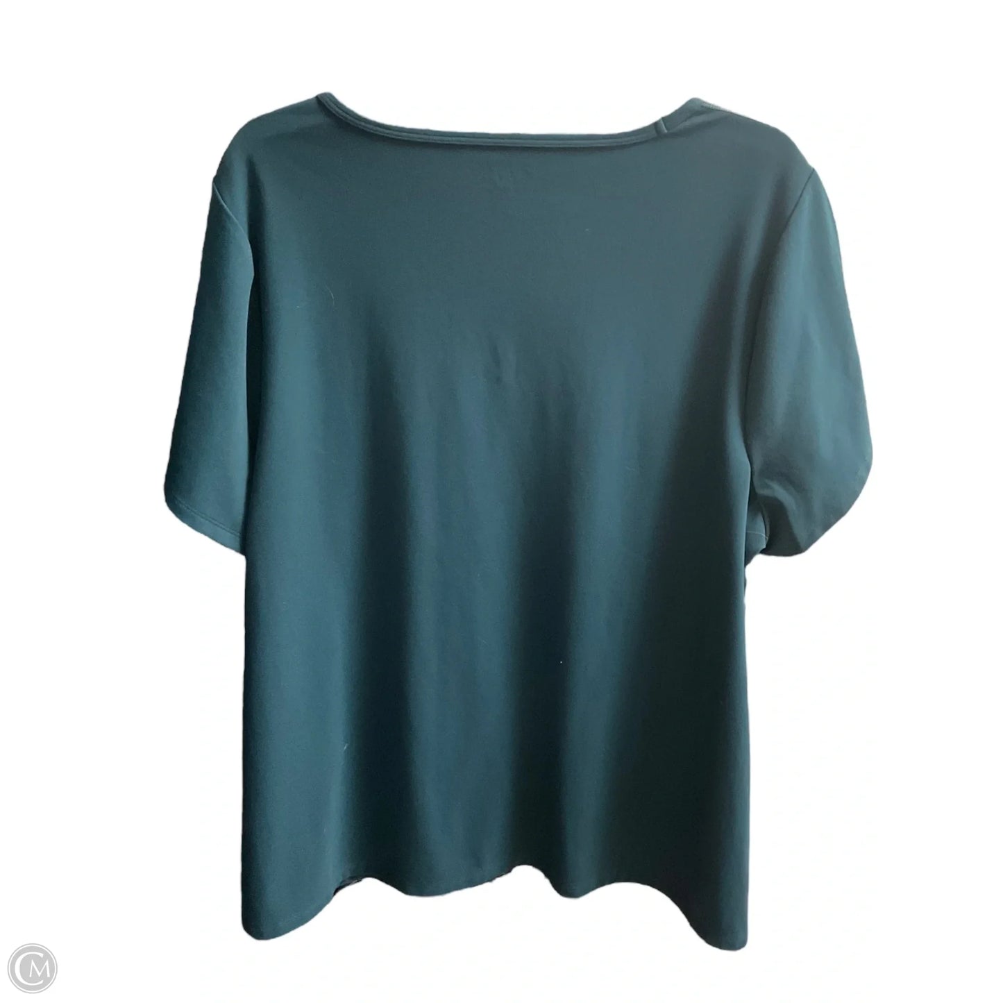 Athletic Top Short Sleeve By Livi Active In Teal, Size: 2x