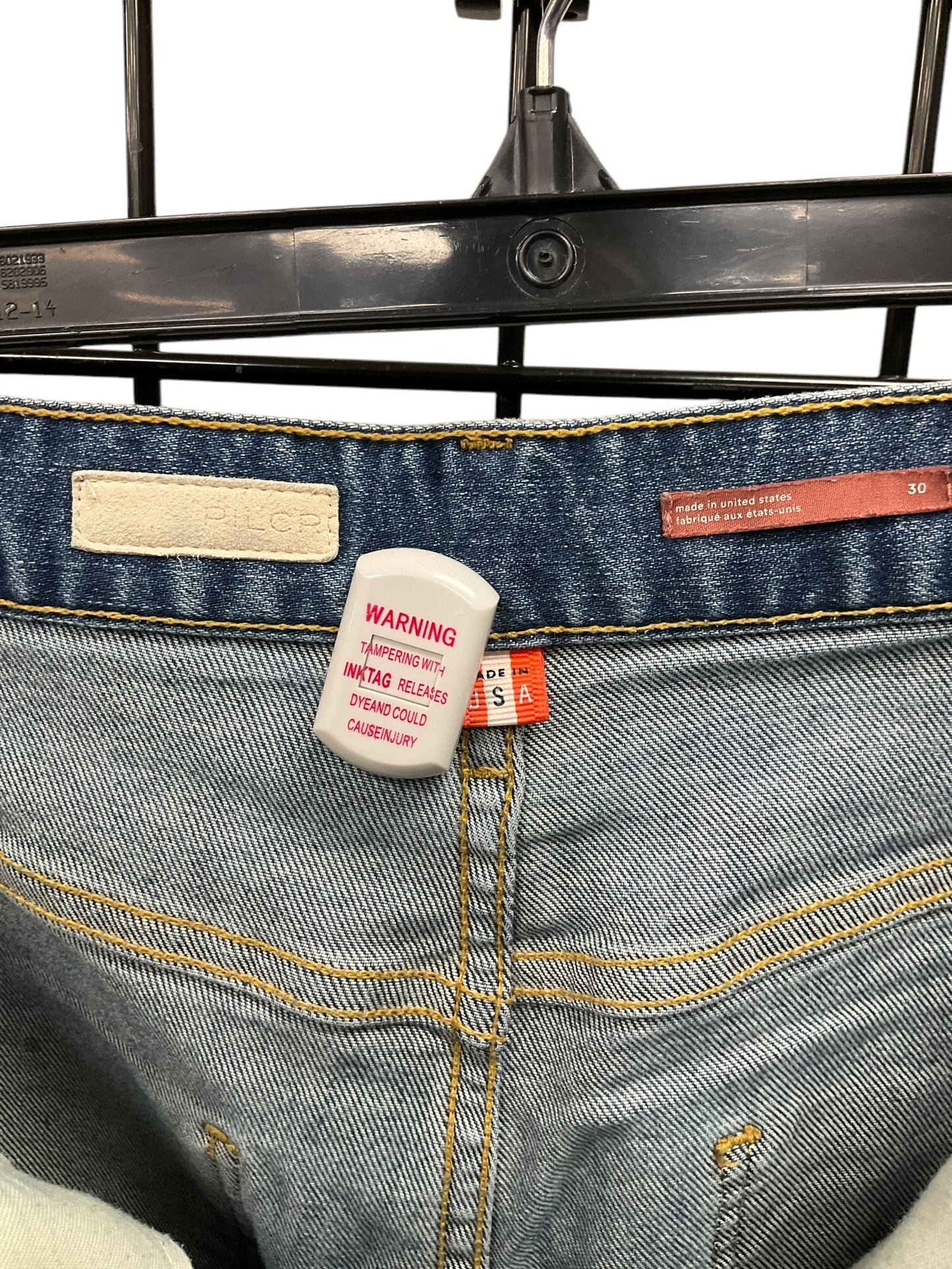 Jeans Straight By Pilcro In Blue Denim, Size: 10
