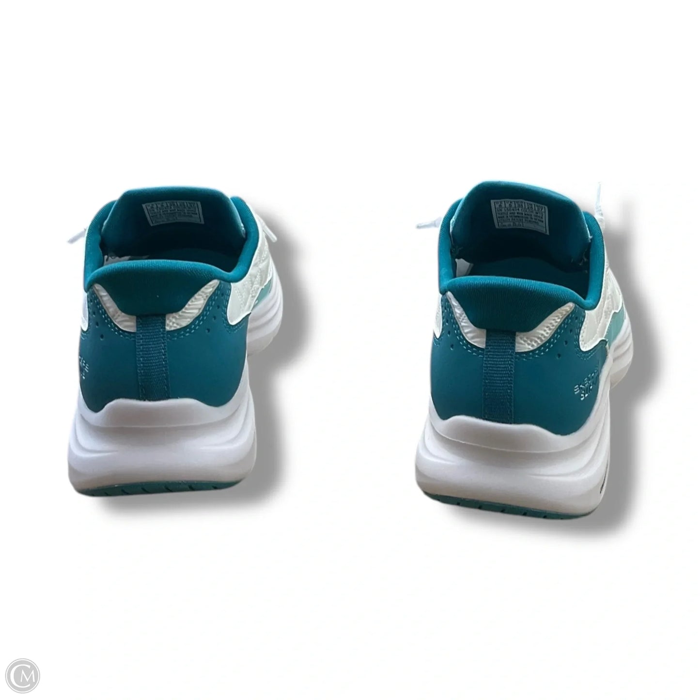 Shoes Athletic By Skechers In Blue & White, Size: 8