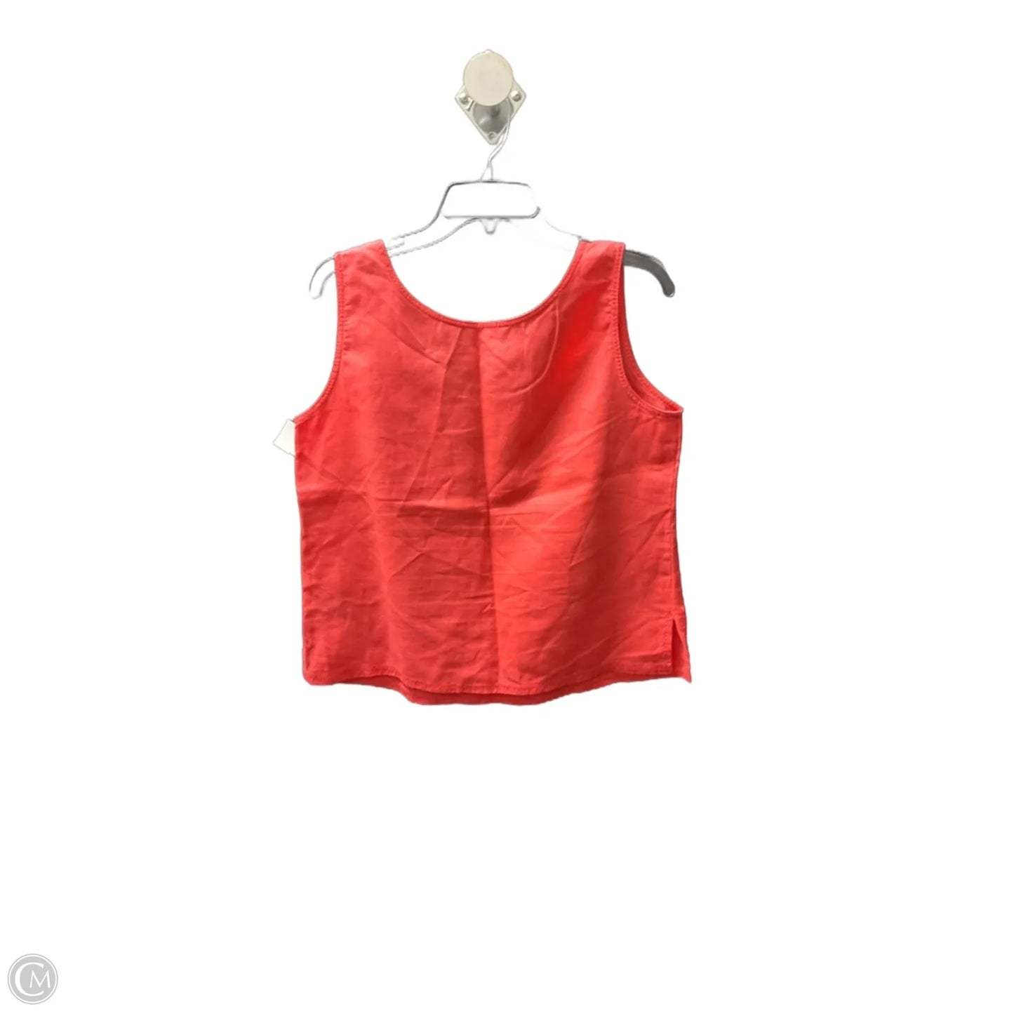 Top Sleeveless By Liz Claiborne In Orange, Size: M