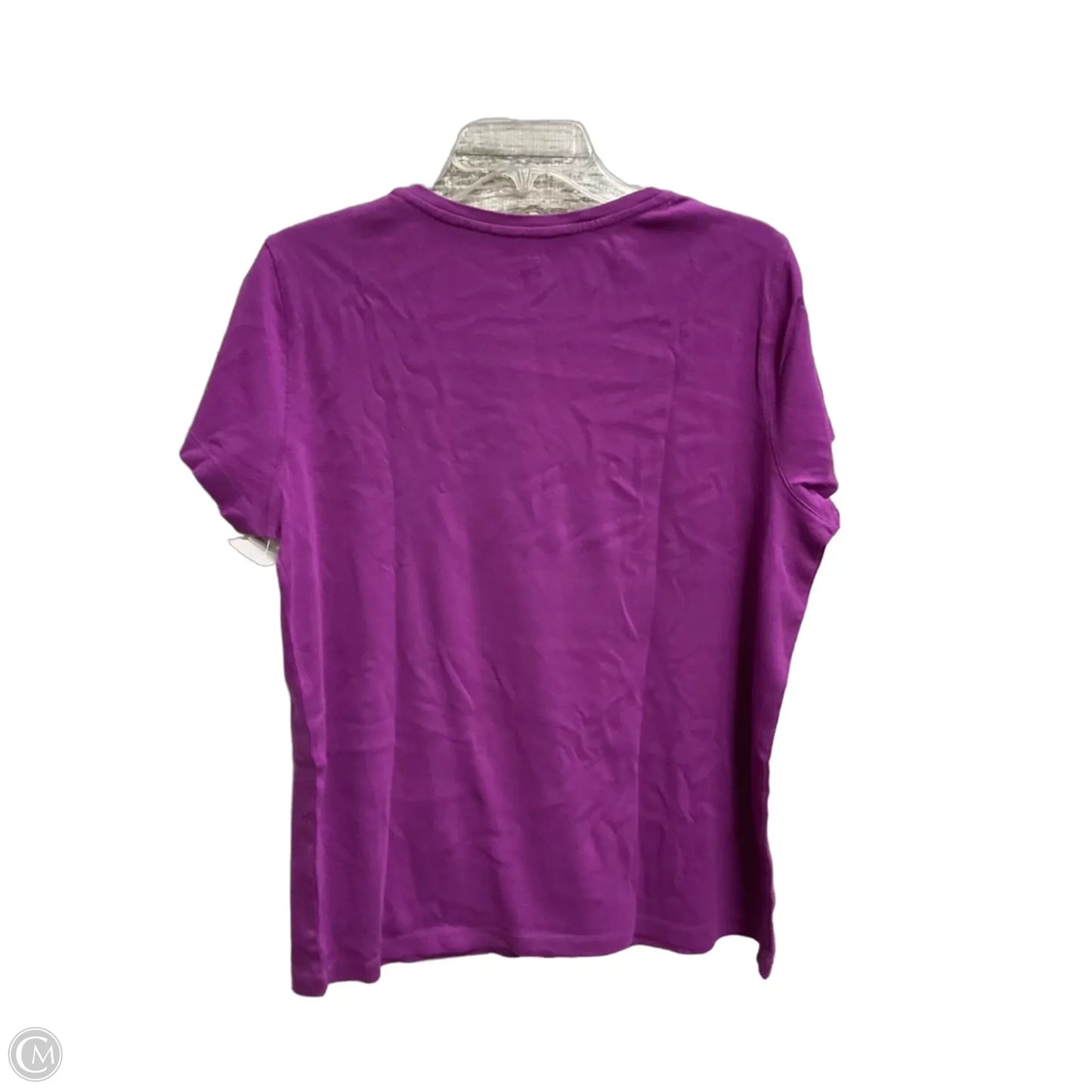 Top Short Sleeve By St Johns Bay In Purple, Size: Xl
