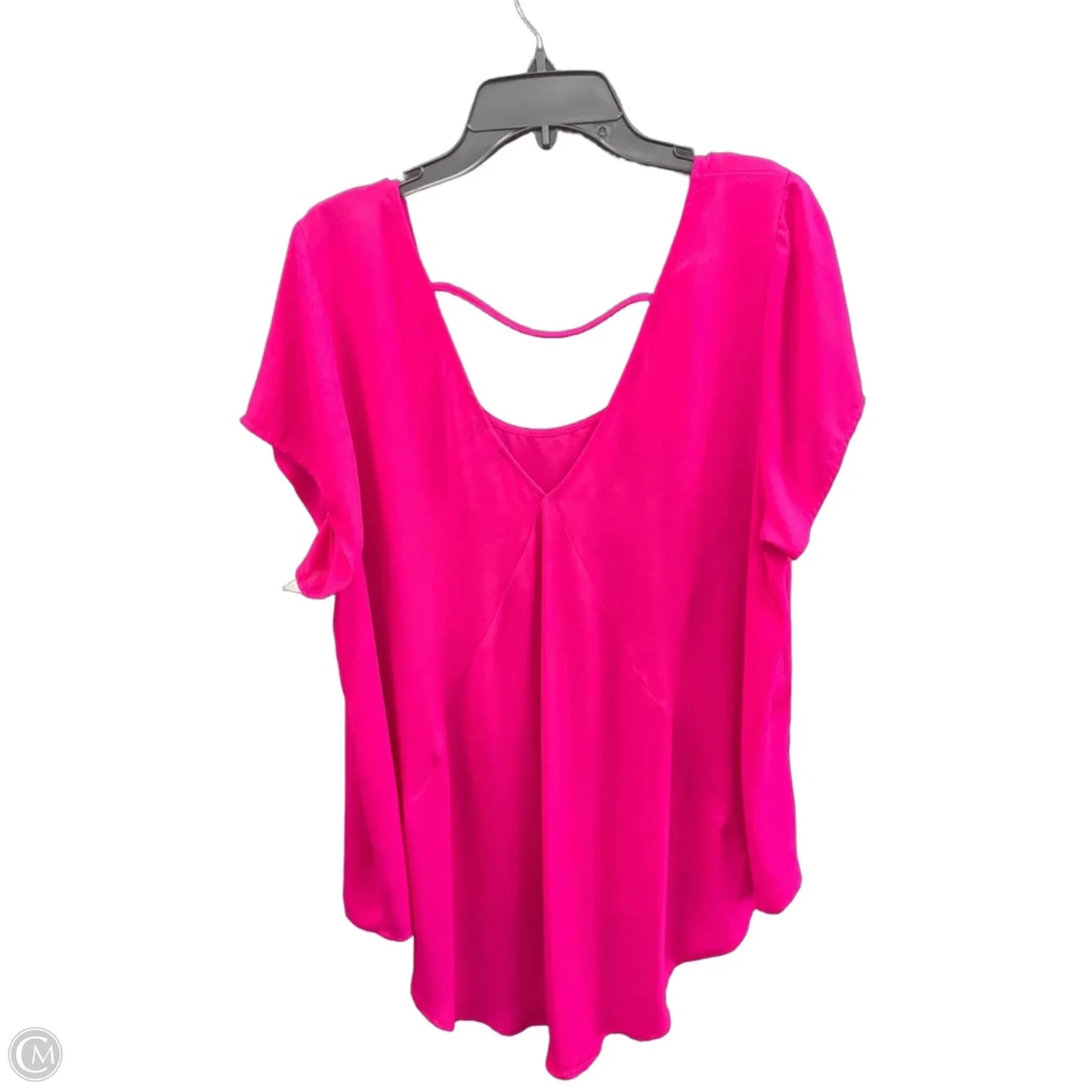 Top Short Sleeve By Torrid In Pink, Size: 2x