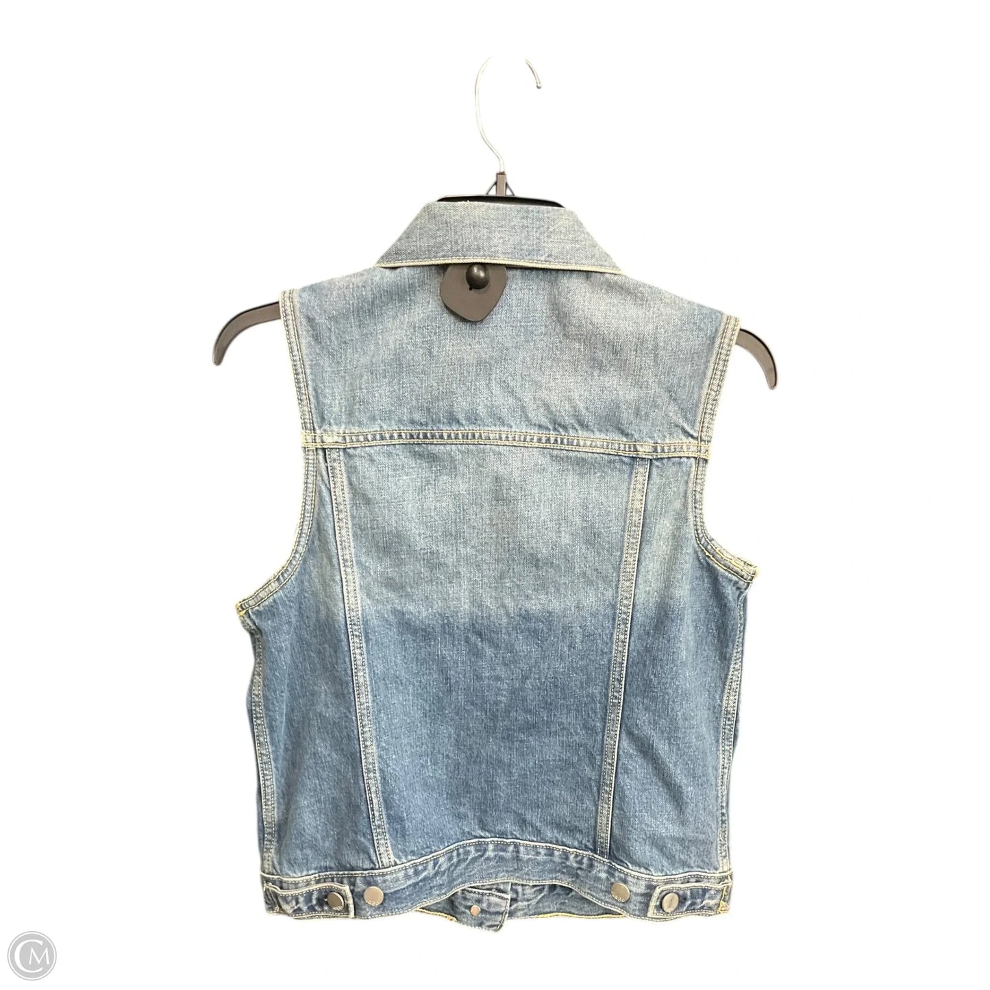 Vest Other By Gap In Blue Denim, Size: S