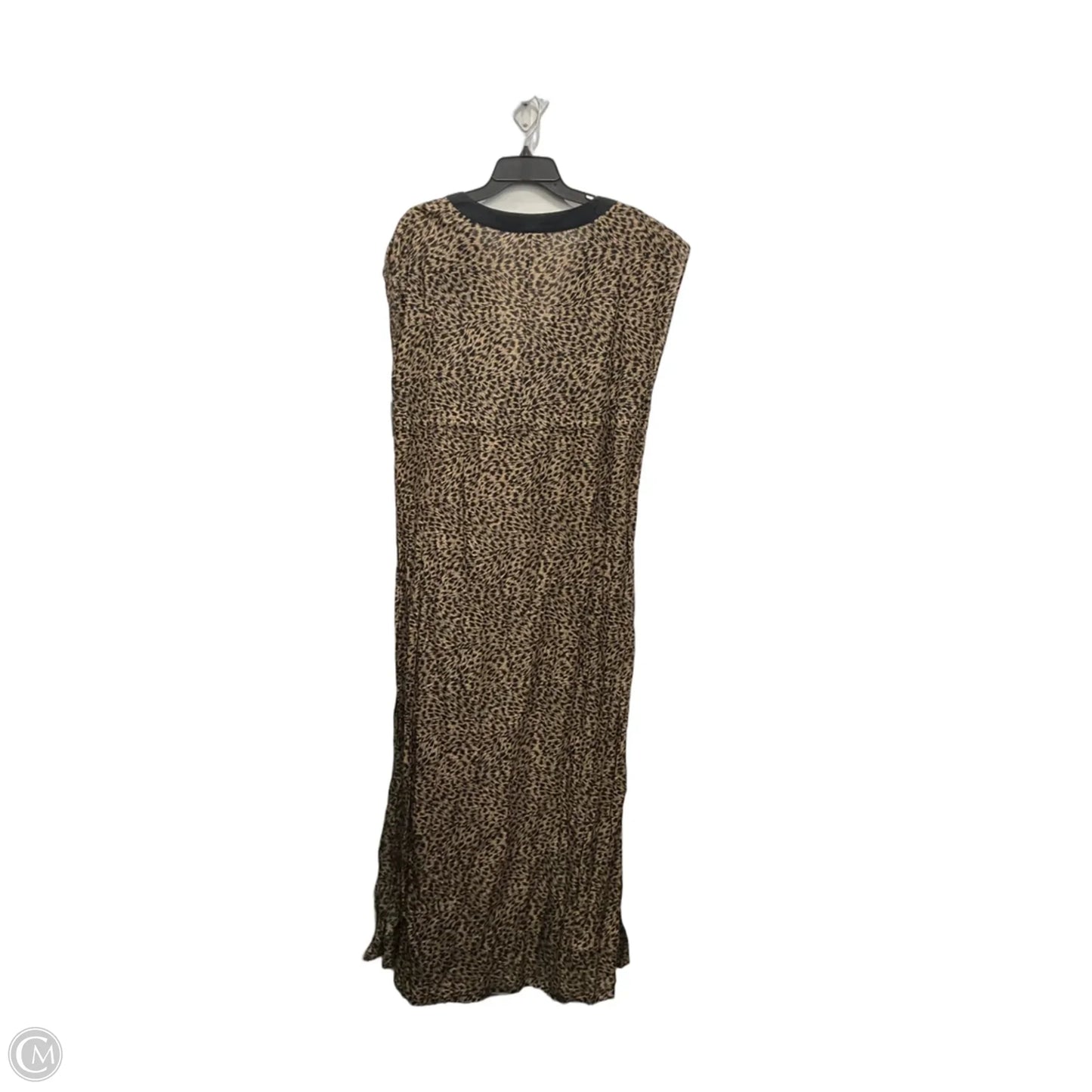 Dress Casual Maxi By Michael By Michael Kors In Animal Print, Size: L