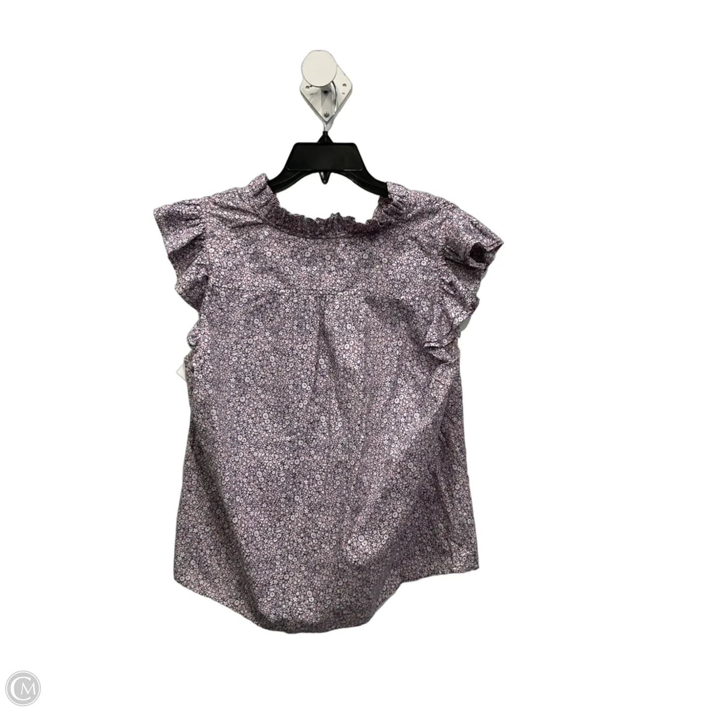 Top Sleeveless By J. Crew In Floral Print, Size: M