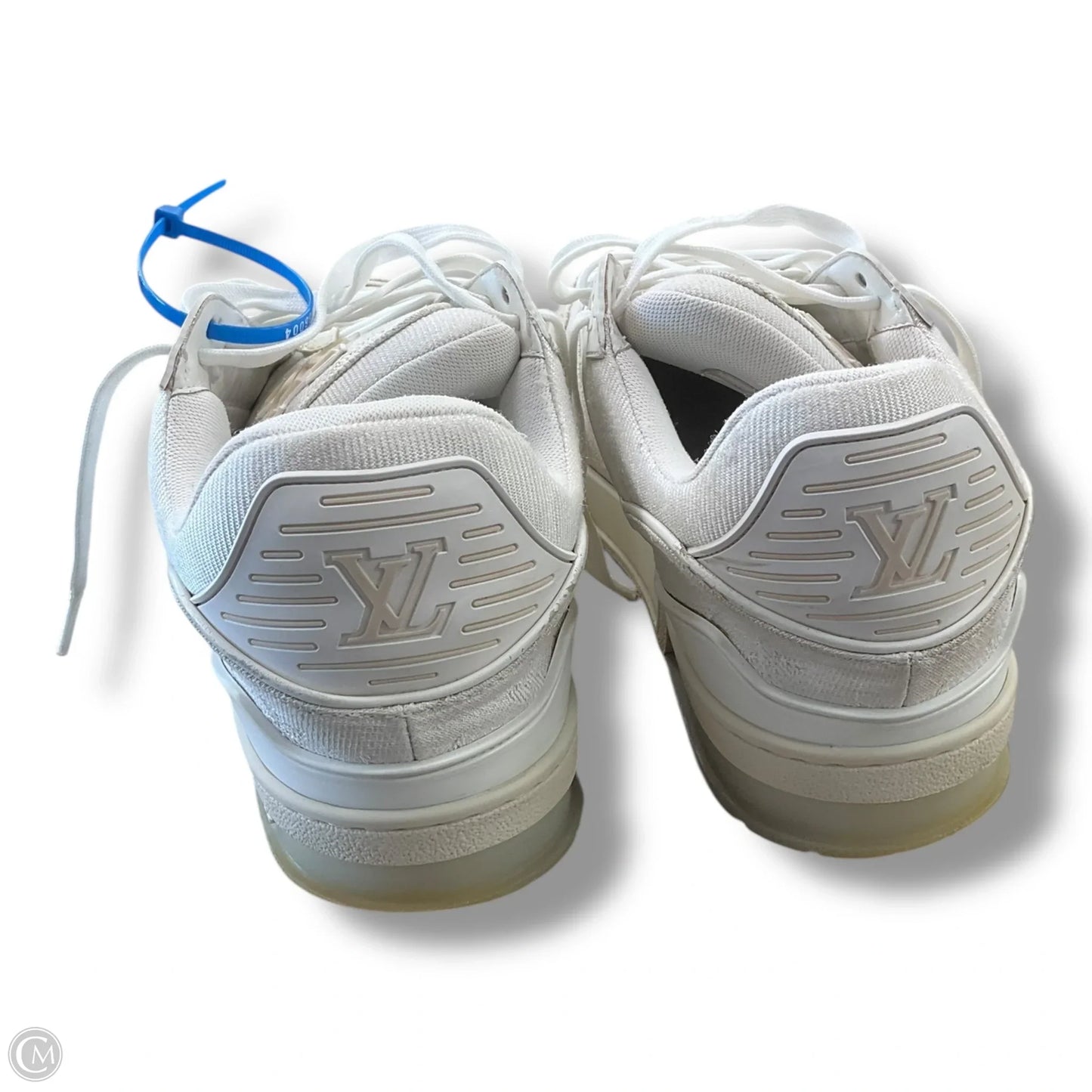 Shoes Luxury Designer By Louis Vuitton In Ivory, Size: 9