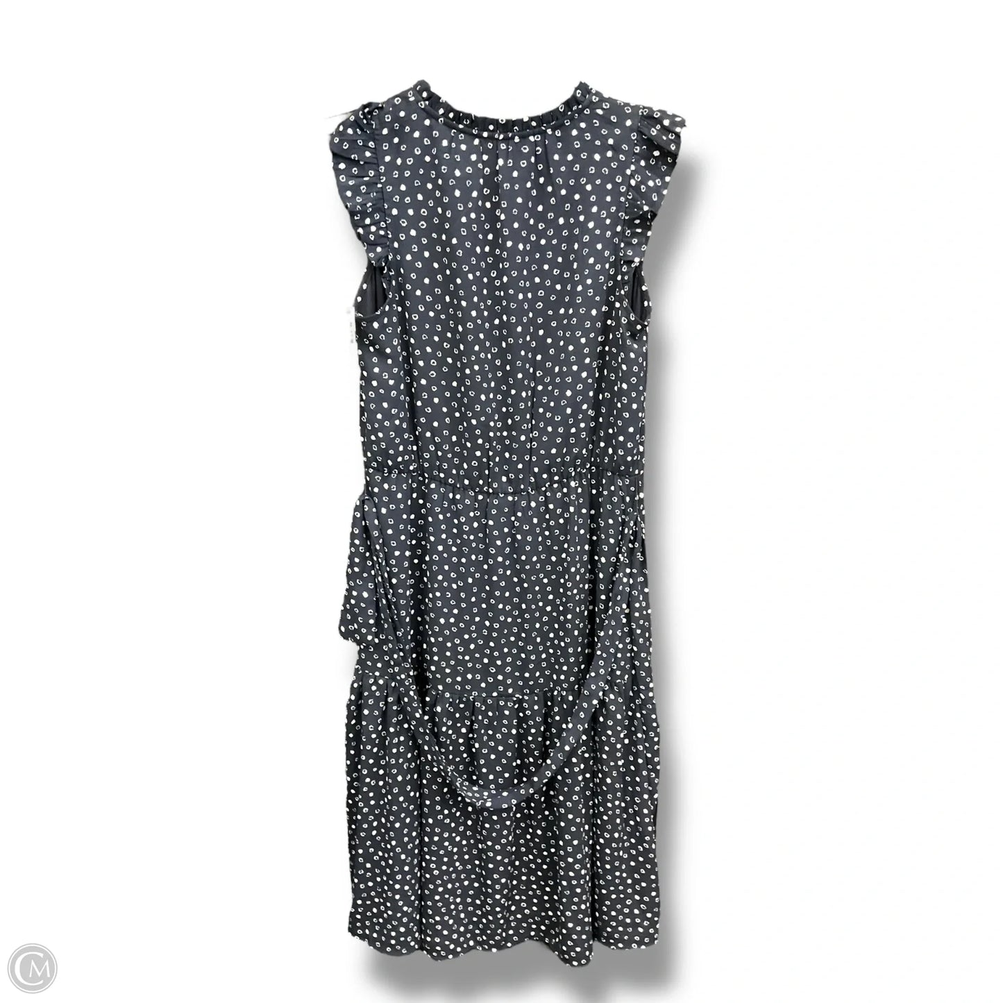 Dress Casual Midi By Ann Taylor In Navy, Size: Sp