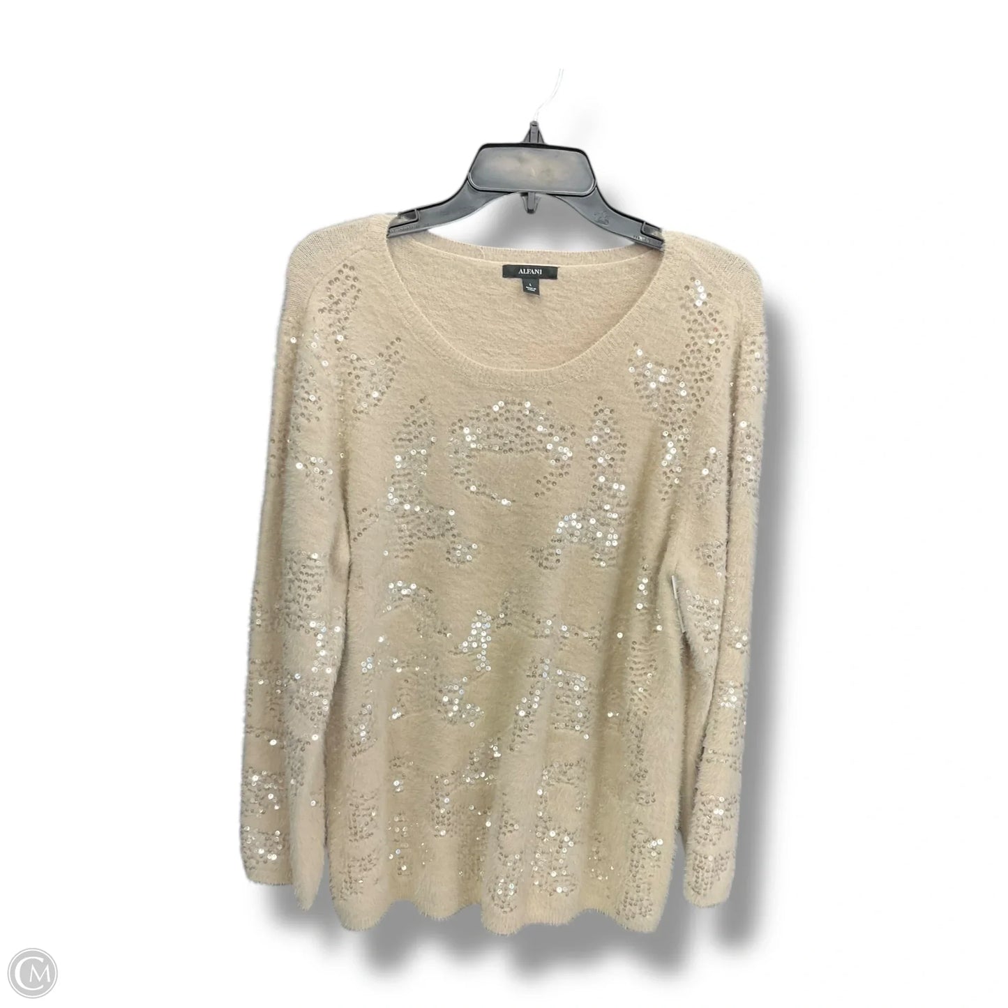 Sweater By Alfani In Tan, Size: L