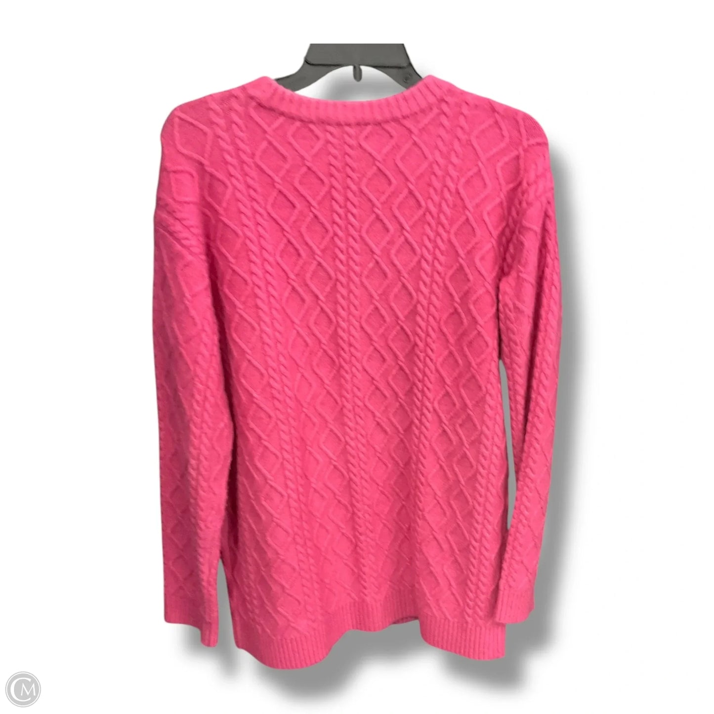 Sweater Cardigan By Talbots In Pink, Size: S