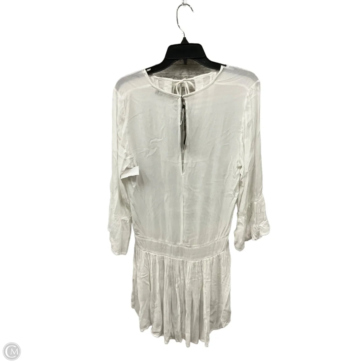 Tunic 3/4 Sleeve By Cmb In White, Size: S