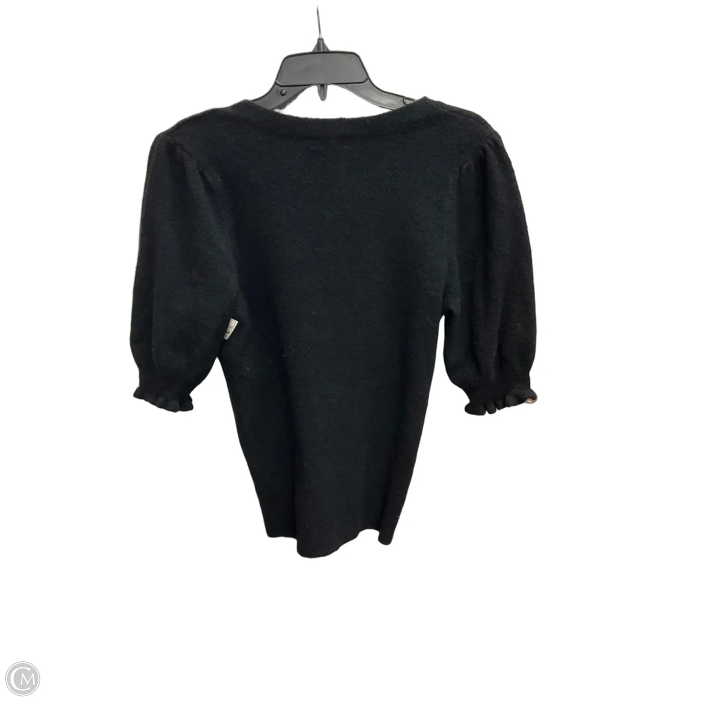 Top Short Sleeve By Lilla P In Black, Size: M