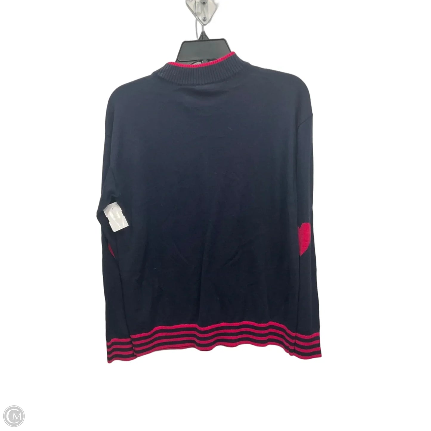 Top Long Sleeve By Talbots In Navy, Size: S