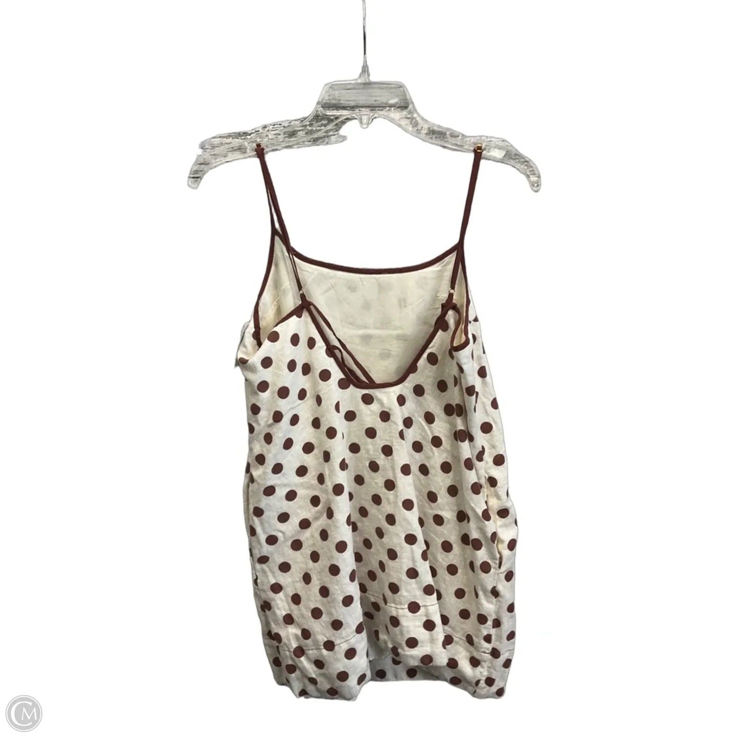 Tunic Sleeveless By Free People In Brown & Cream, Size: Xs