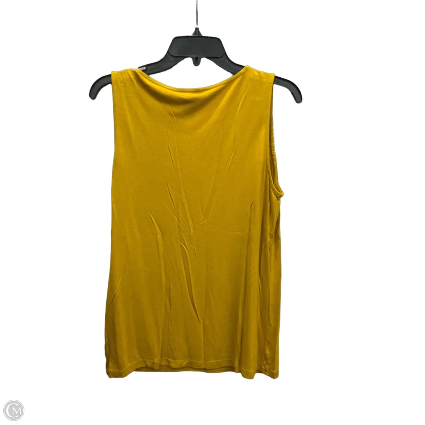 Top Sleeveless By Ann Taylor In Yellow, Size: M