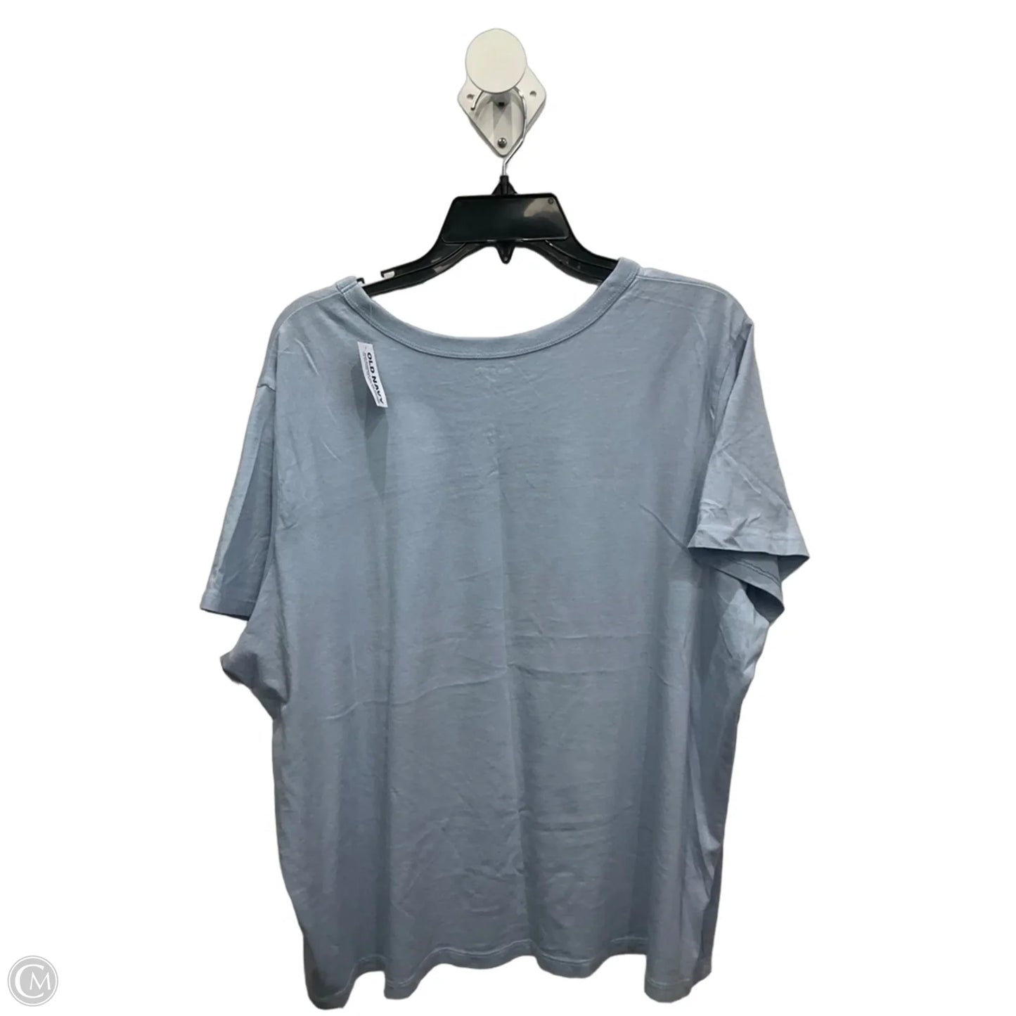 Top Short Sleeve Basic By Old Navy In Blue, Size: 2x