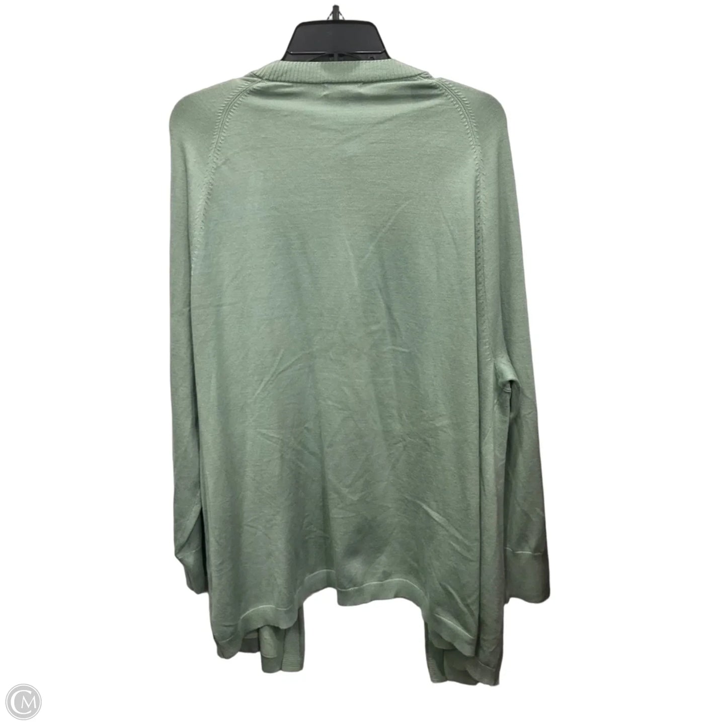 Cardigan By Clothes Mentor In Green, Size: 3x