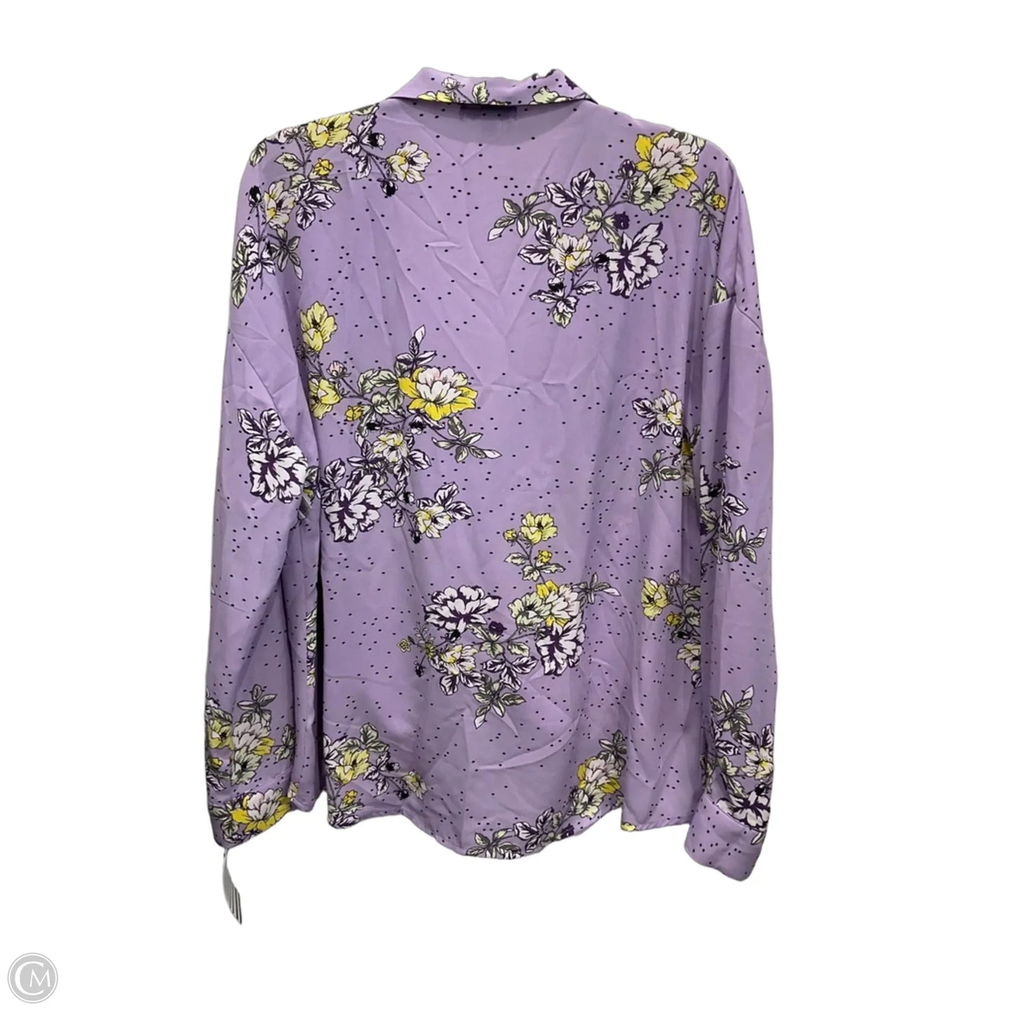 Top Long Sleeve By Ophelia Roe In Purple, Size: Xl